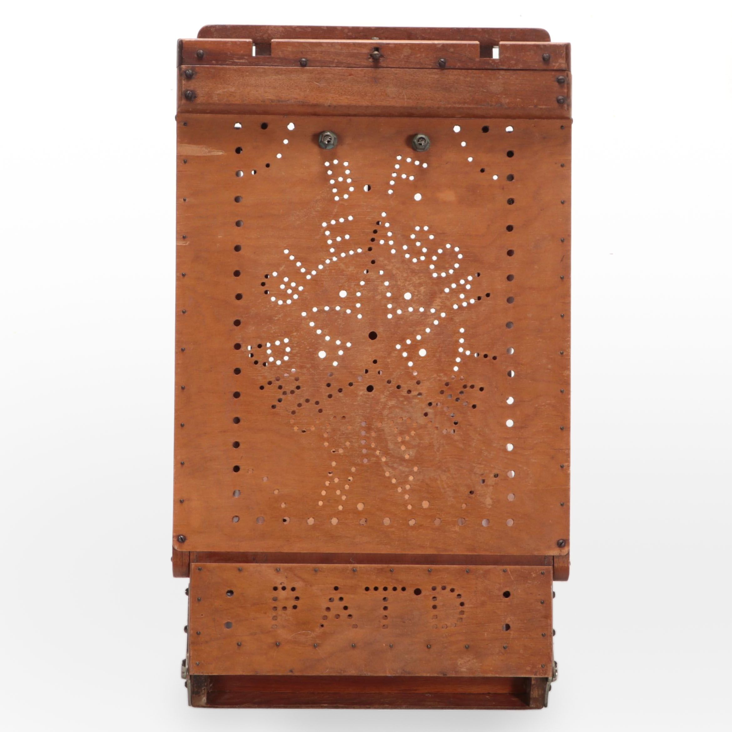 B.F. Gleason Mortuary Cooling Table, Late 19th Century