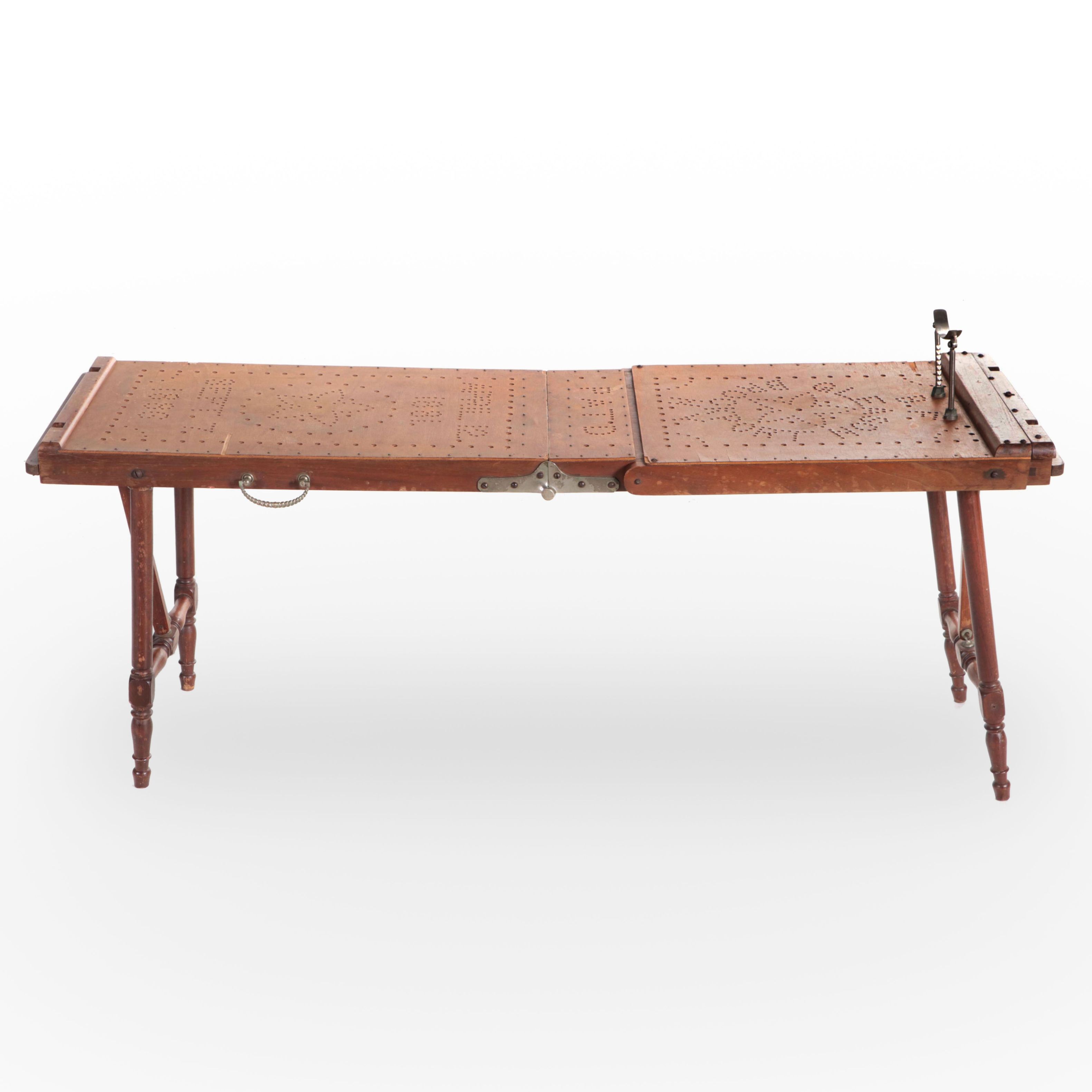 B.F. Gleason Mortuary Cooling Table, Late 19th Century