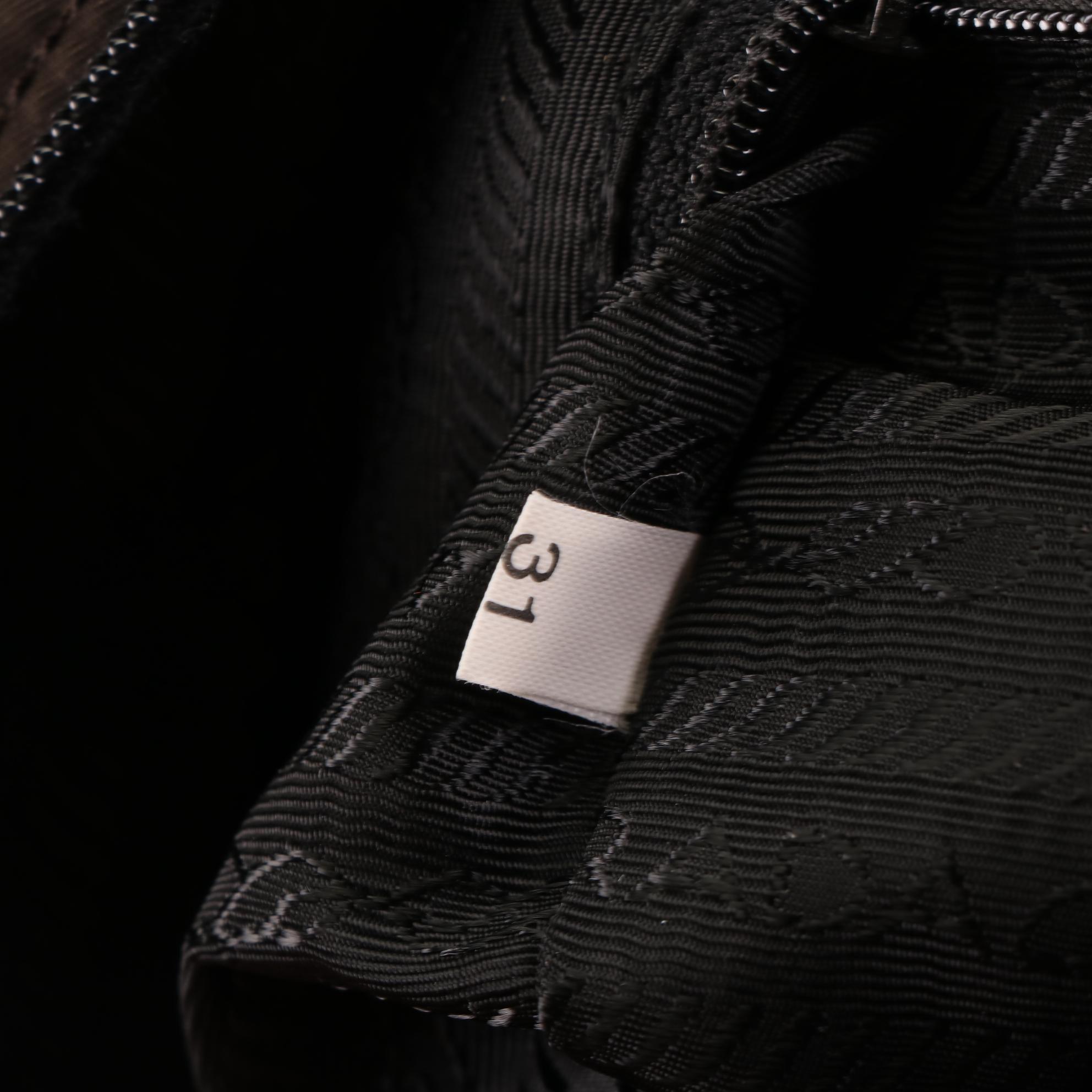 Prada Tessuto Nylon Handbag with Leather Trim