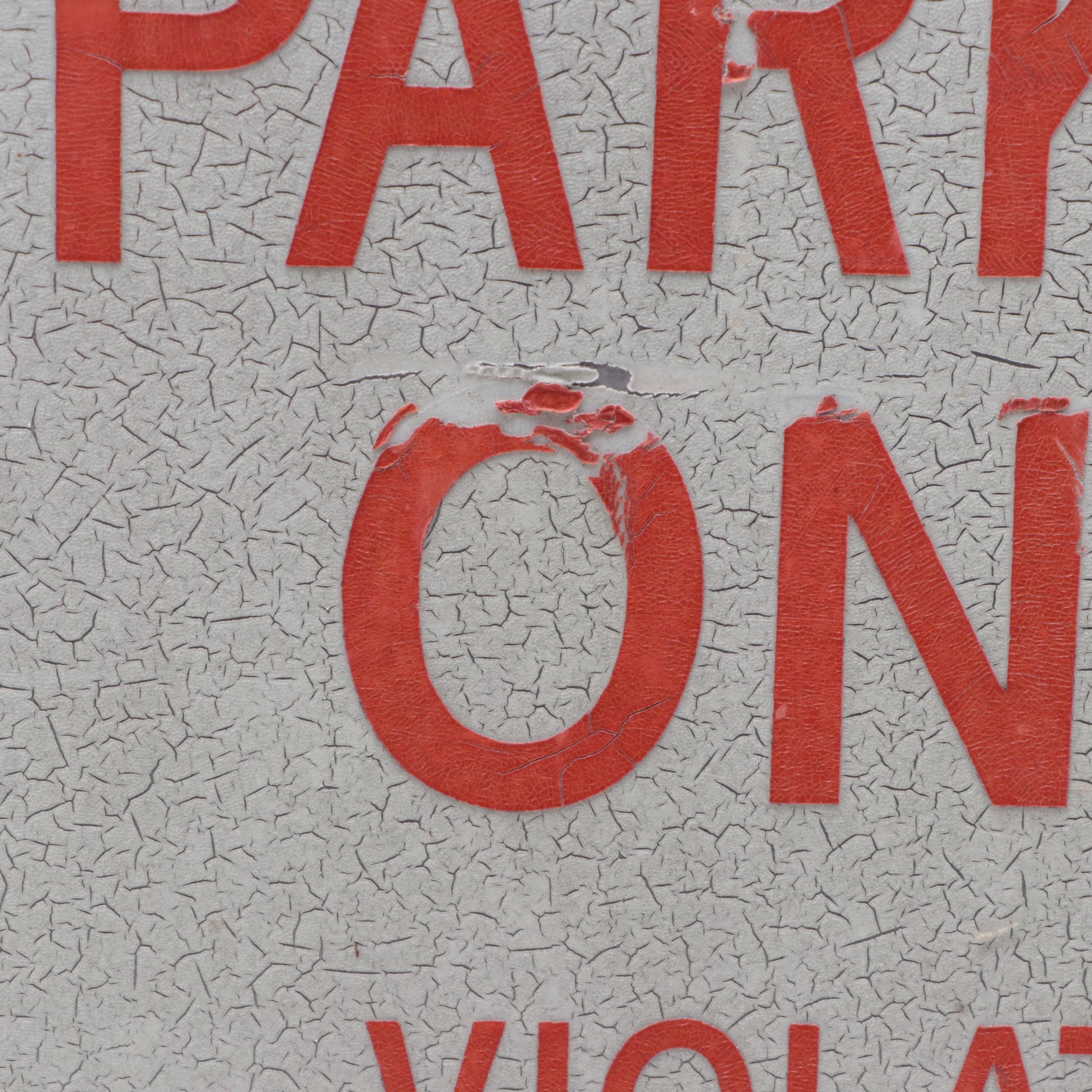 "Senior Citizens Parking Only" Metal Street Signs