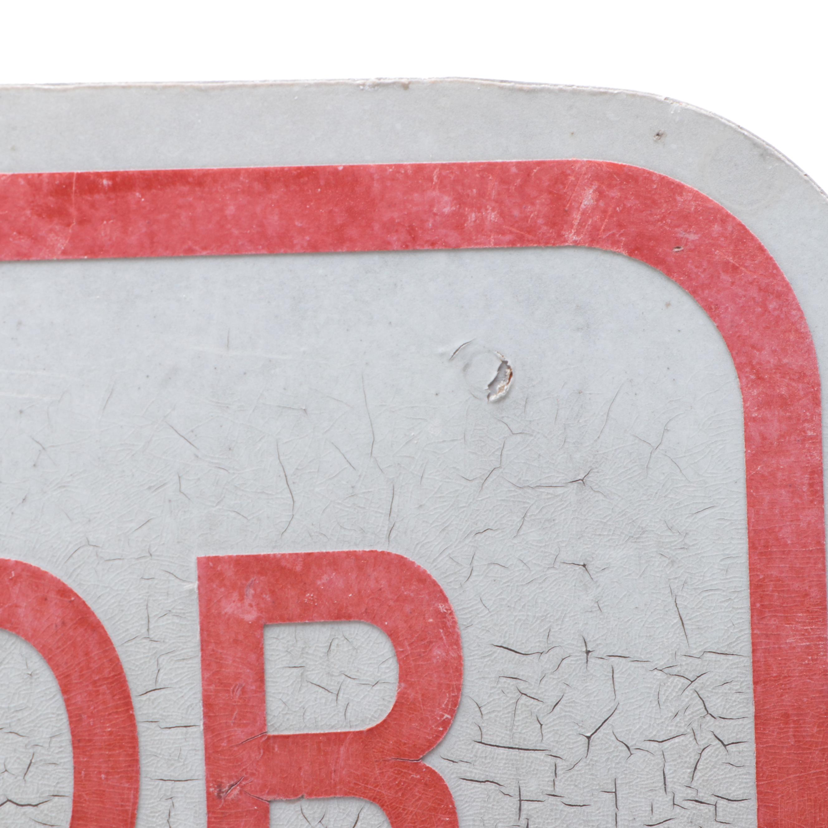 "Senior Citizens Parking Only" Metal Street Signs