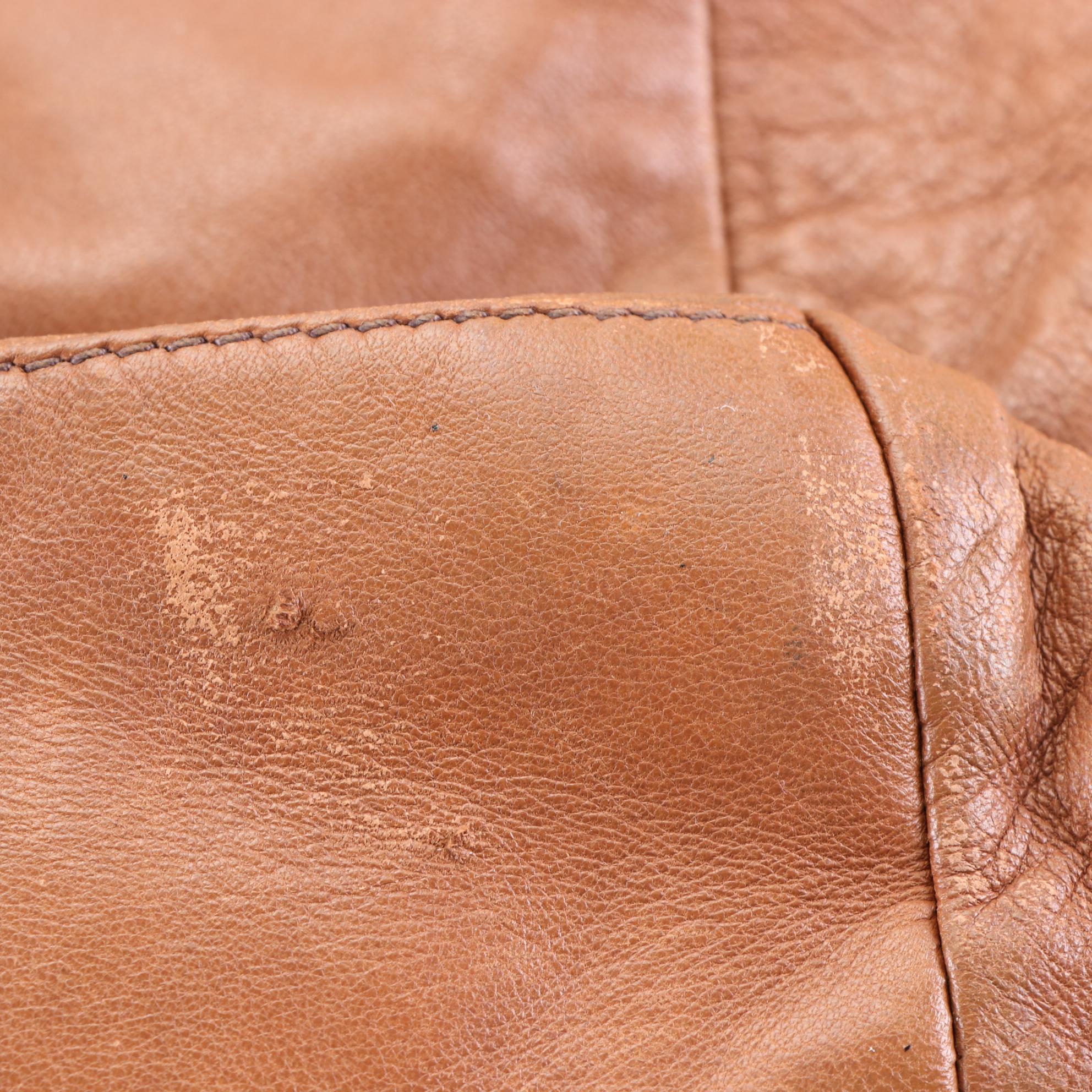 Prada Drawstring Shoulder Bag BN1757 in Antique Nappa Leather