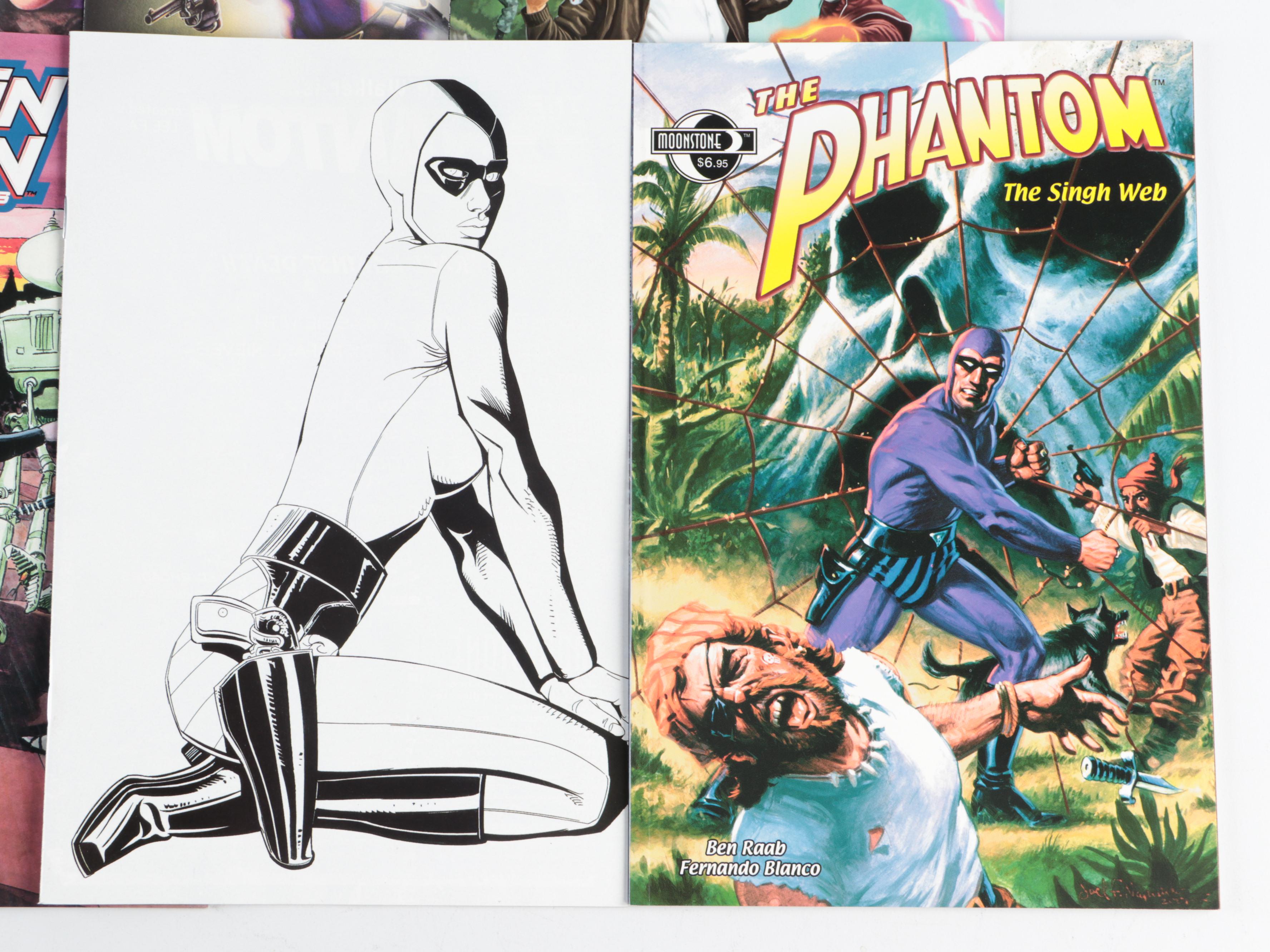 Modern Age Moonstone "The Phantom", "Captain Action" and More Comic Books