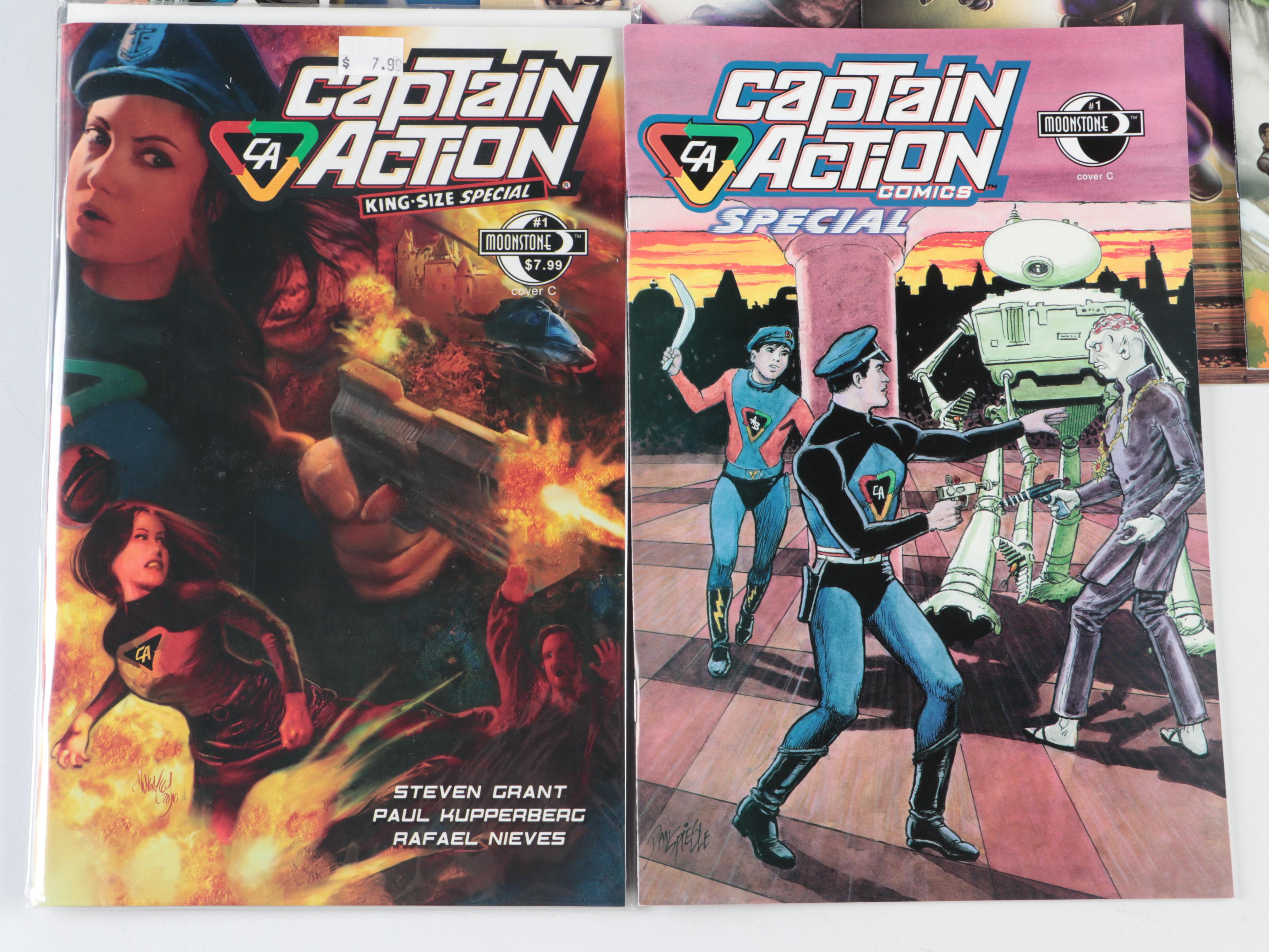 Modern Age Moonstone "The Phantom", "Captain Action" and More Comic Books