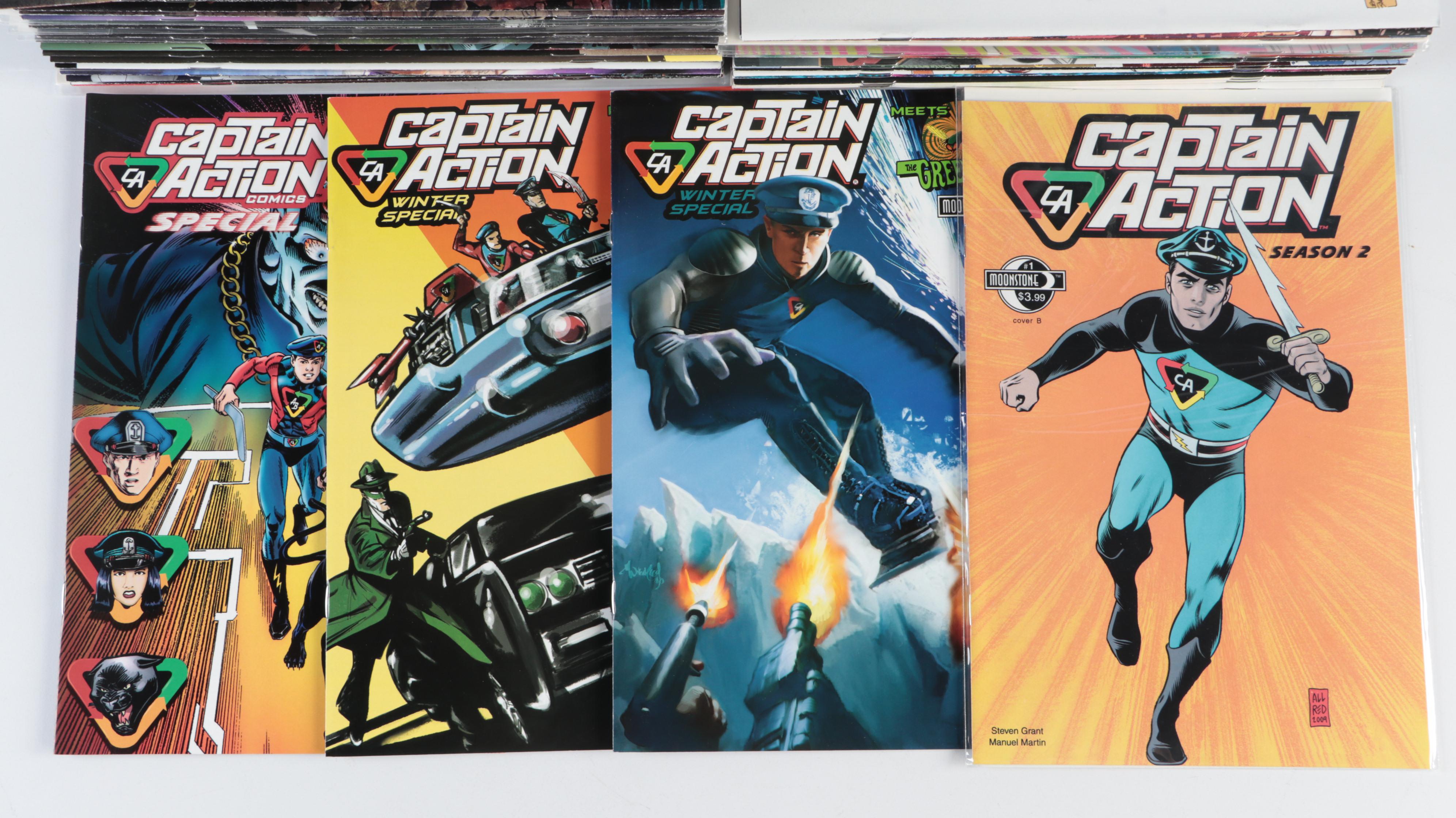 Modern Age Moonstone "The Phantom", "Captain Action" and More Comic Books
