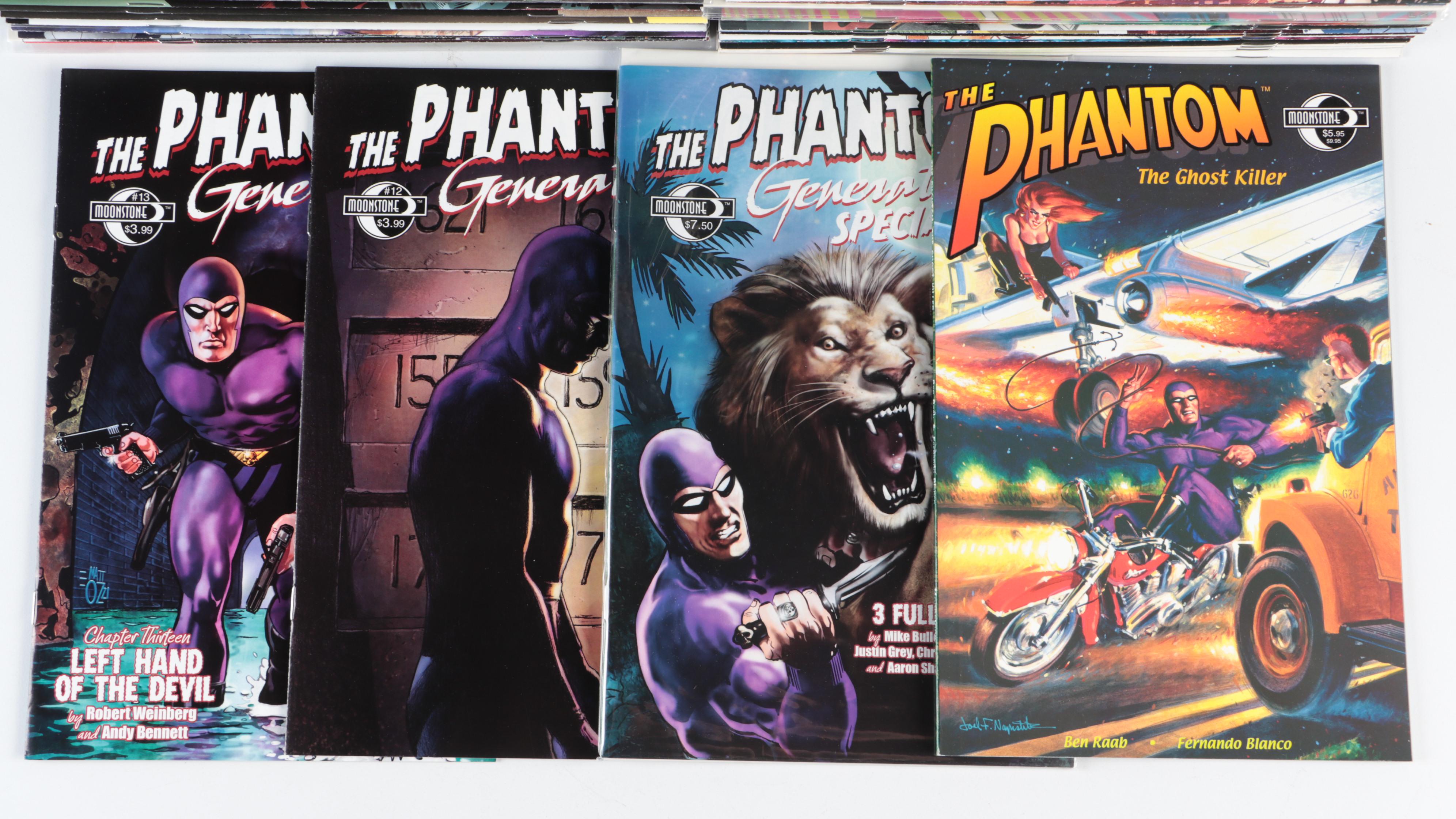 Modern Age Moonstone "The Phantom", "Captain Action" and More Comic Books