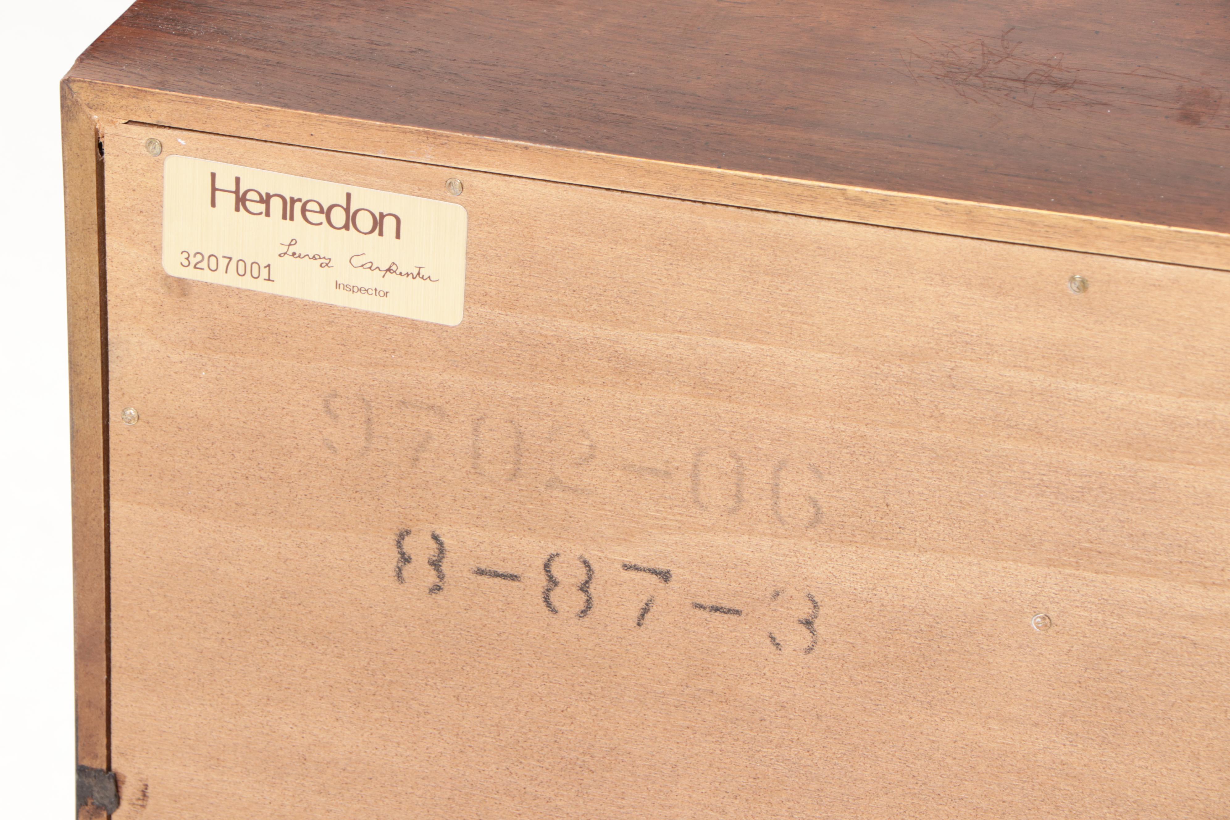 Aston Court by Henredon Mahogany Bedside Table