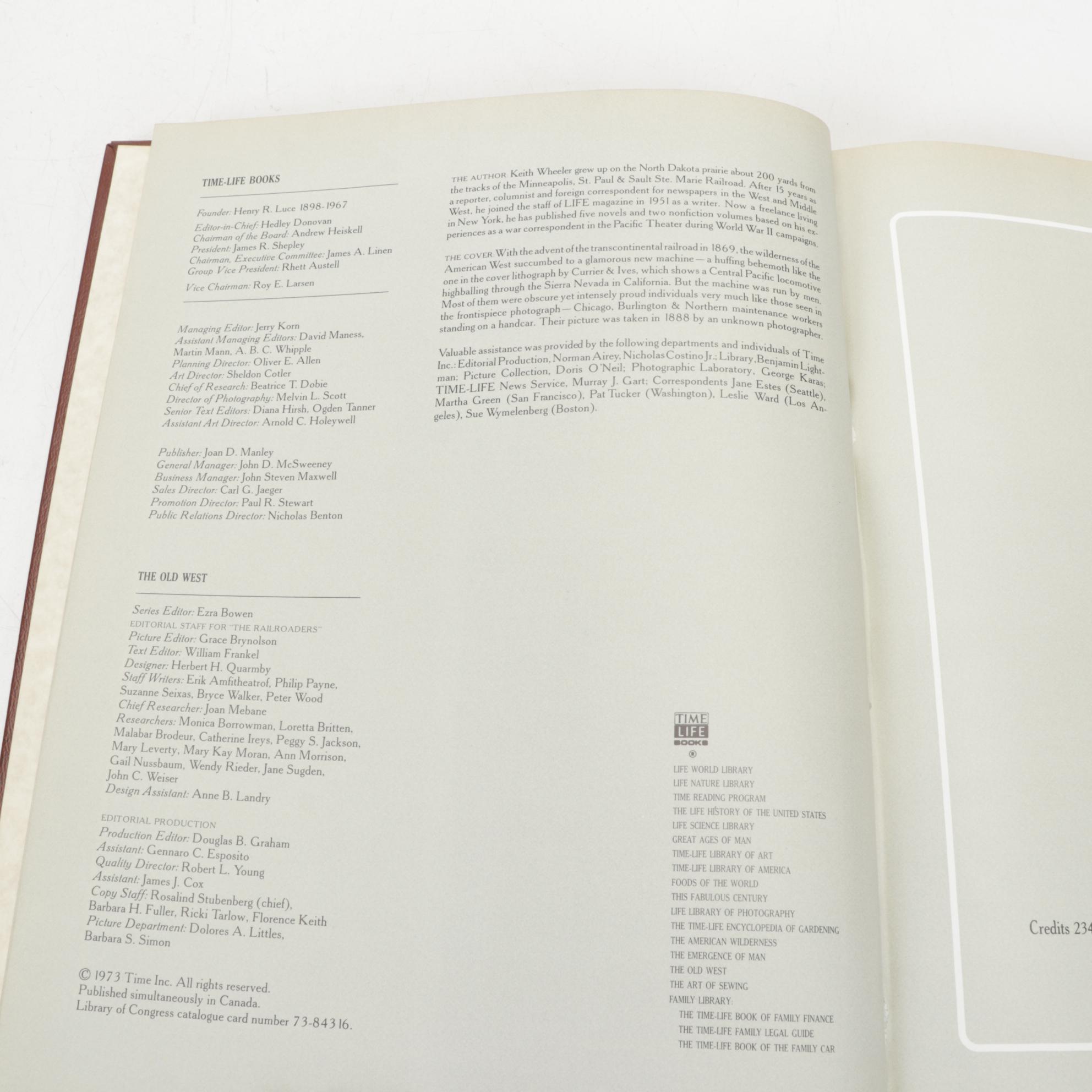 Time-Life Books "The Old West" Series, 1970s