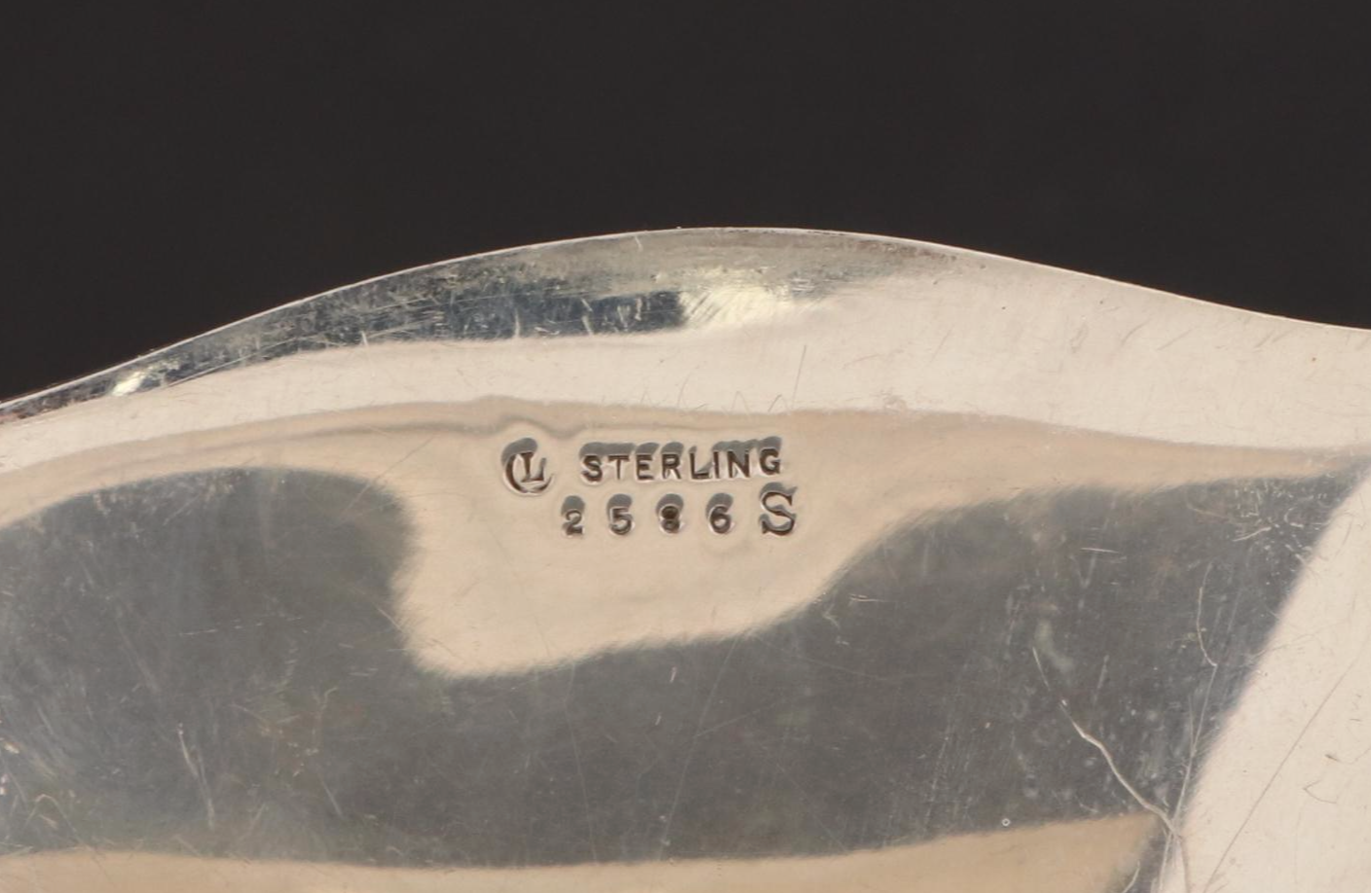 Lebkuecher & Co Sterling Asparagus Tongs with Other Sterling Handled Utensils