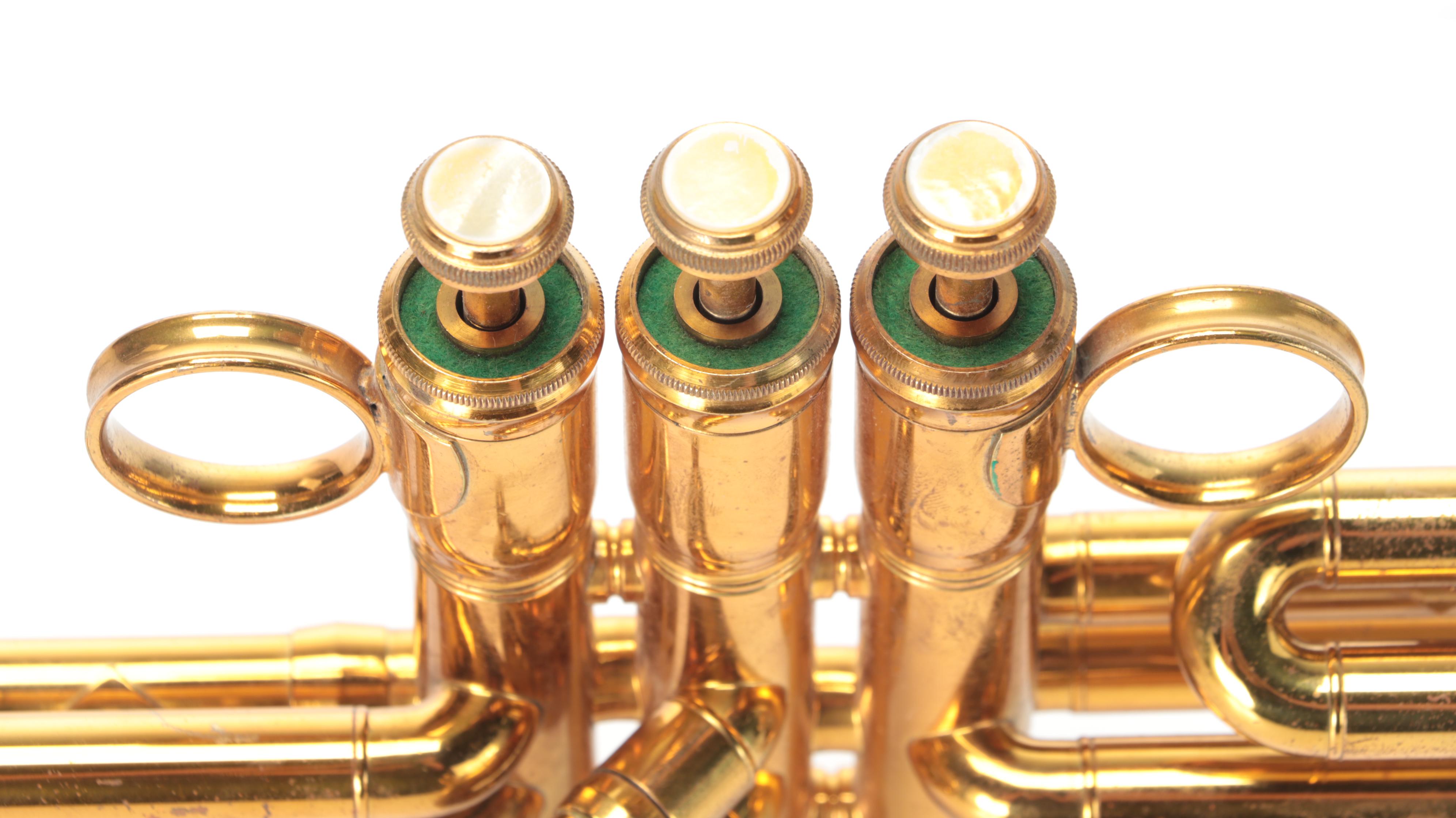 The H.N. White Company "King" Bb Herald Trumpet, Early 20th Century