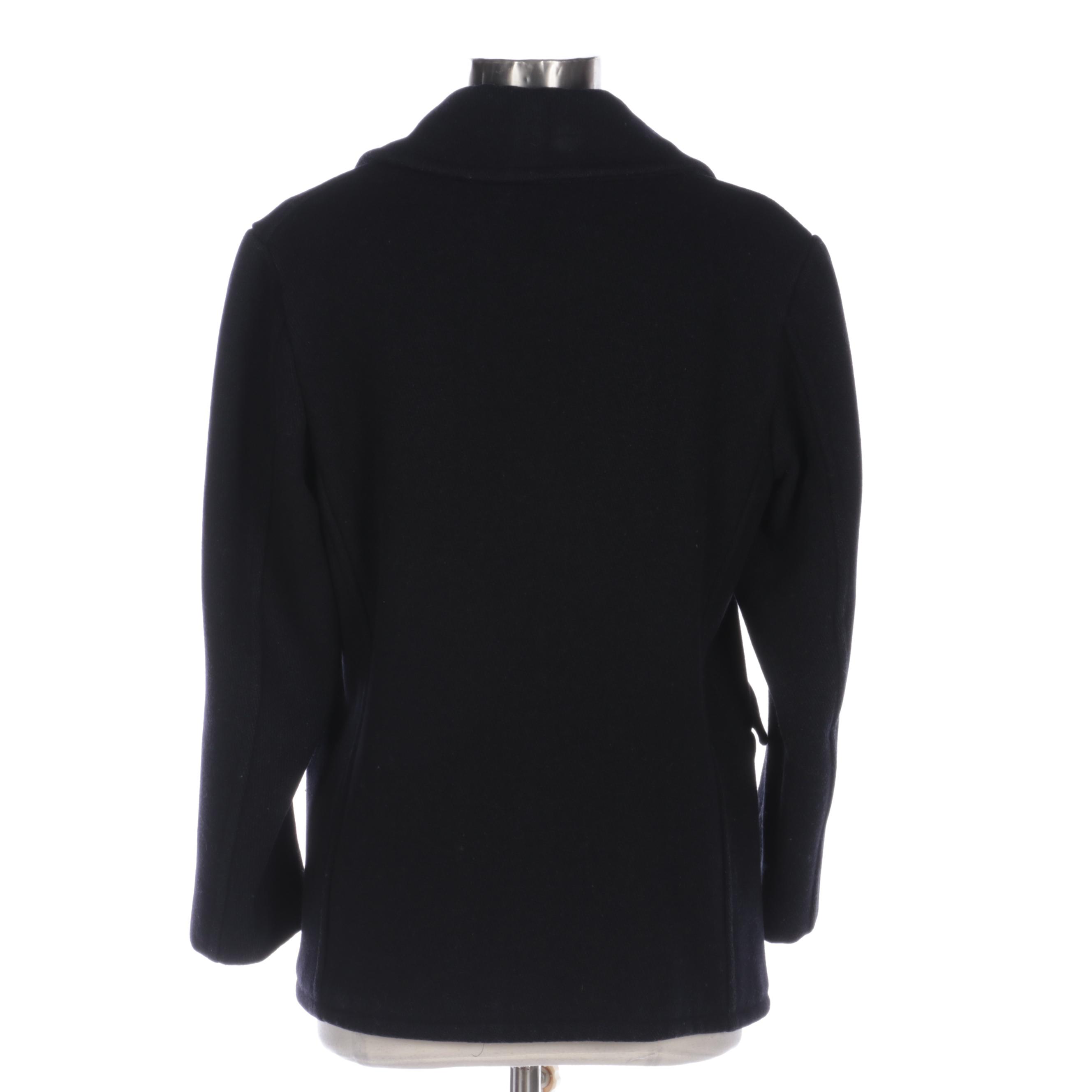 Unisex Children's Casson Schoolwear Wool Blend Insulated Pea Coat