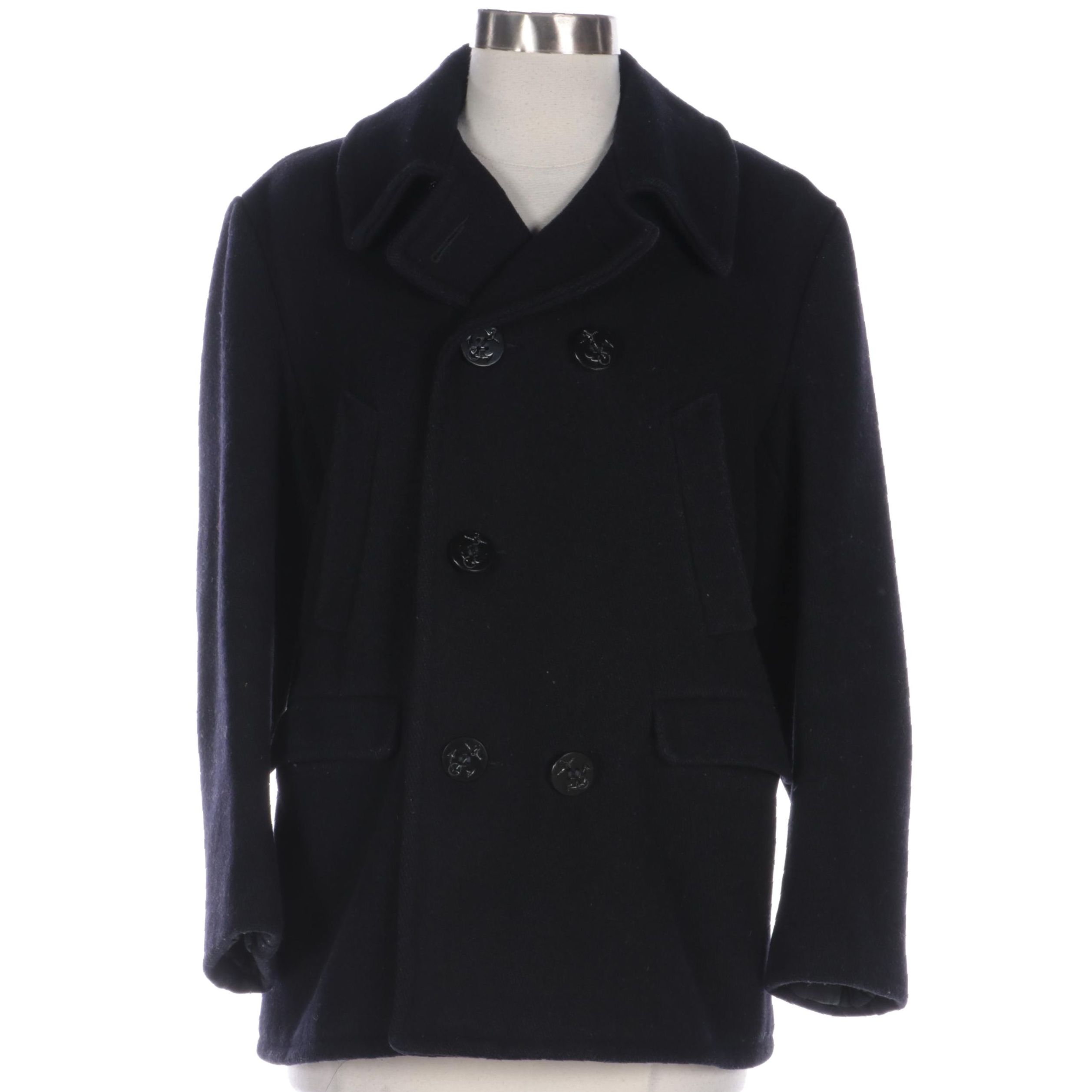 Unisex Children's Casson Schoolwear Wool Blend Insulated Pea Coat