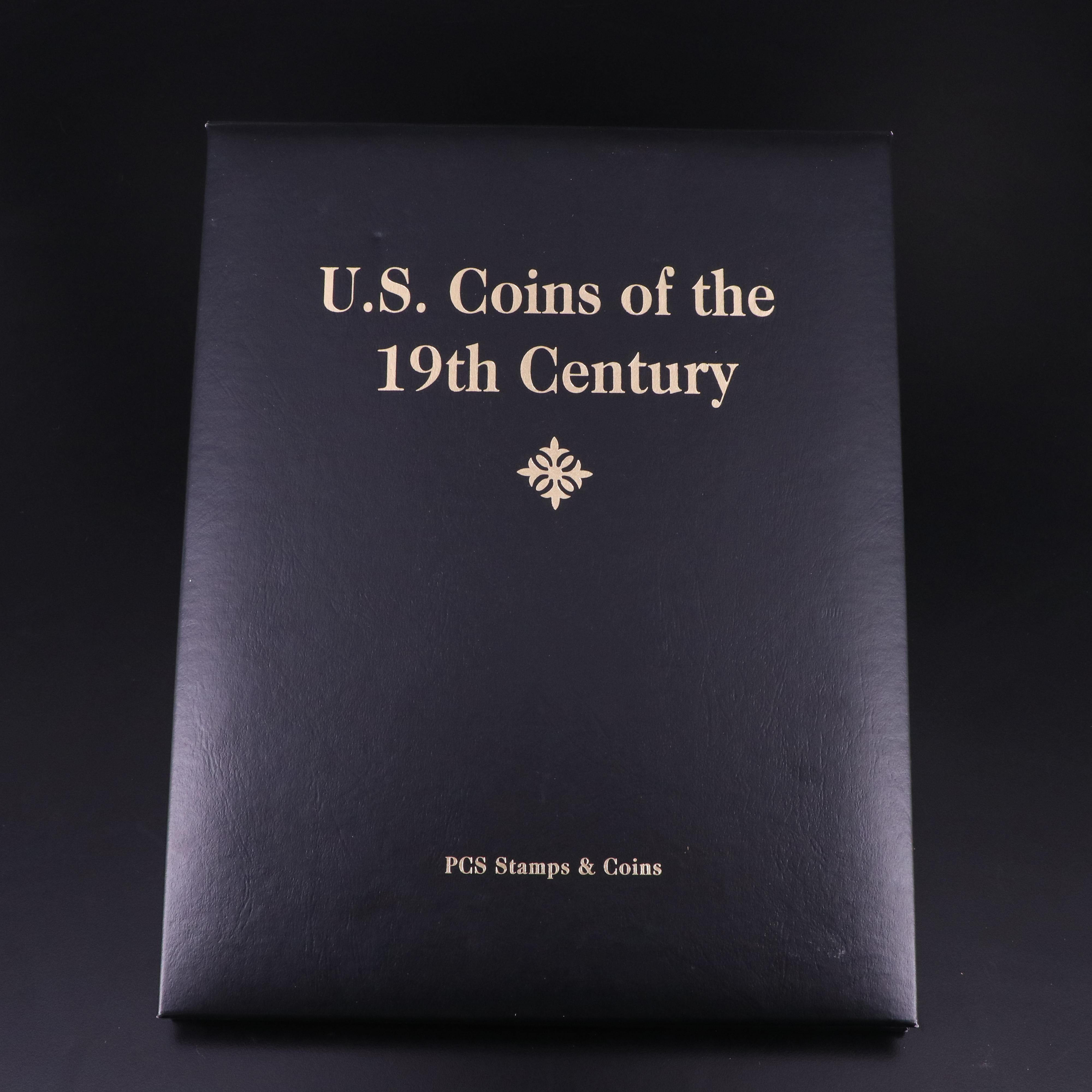 19th Century Type Set With Fifteen Different Copper and Silver Coins