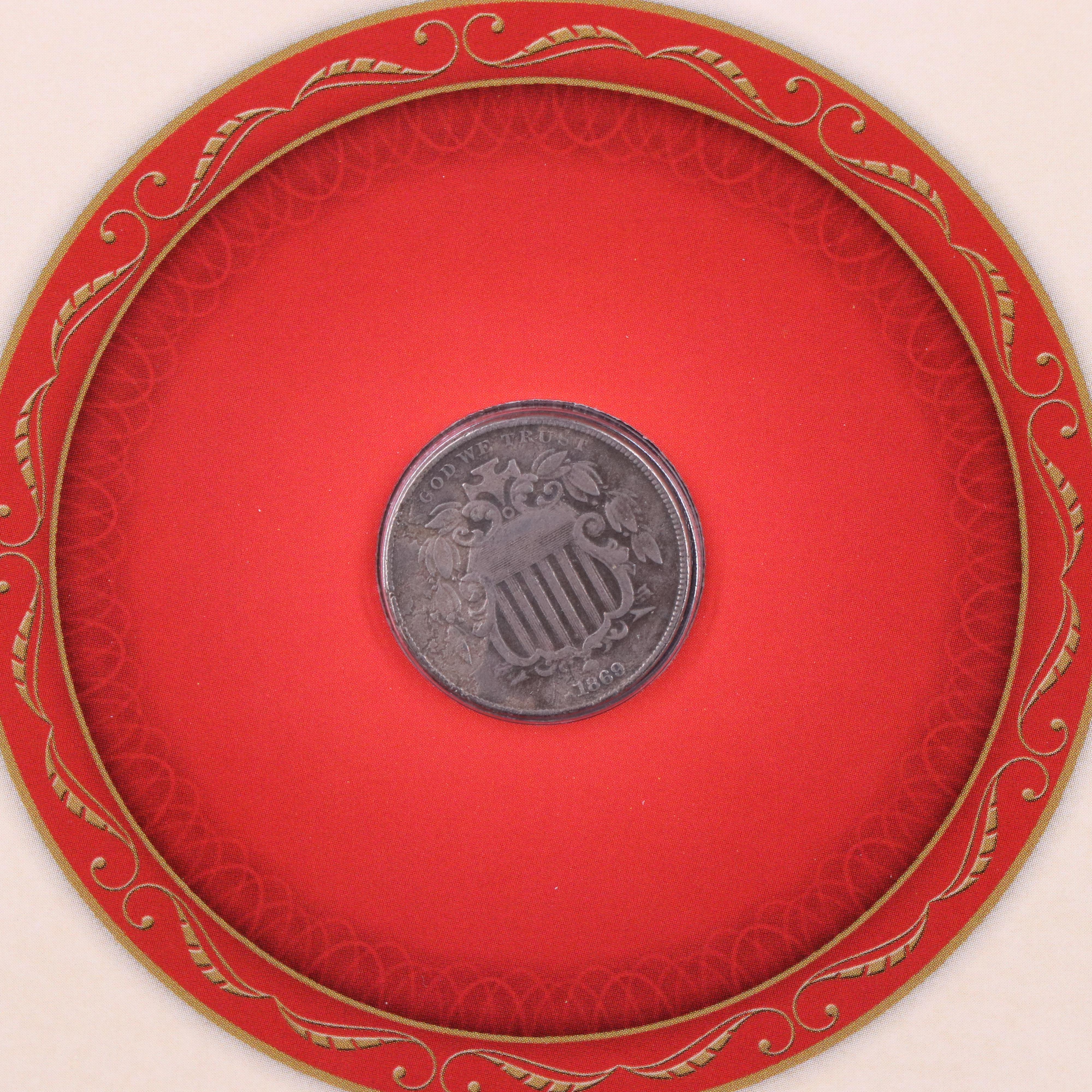 19th Century Type Set With Fifteen Different Copper and Silver Coins