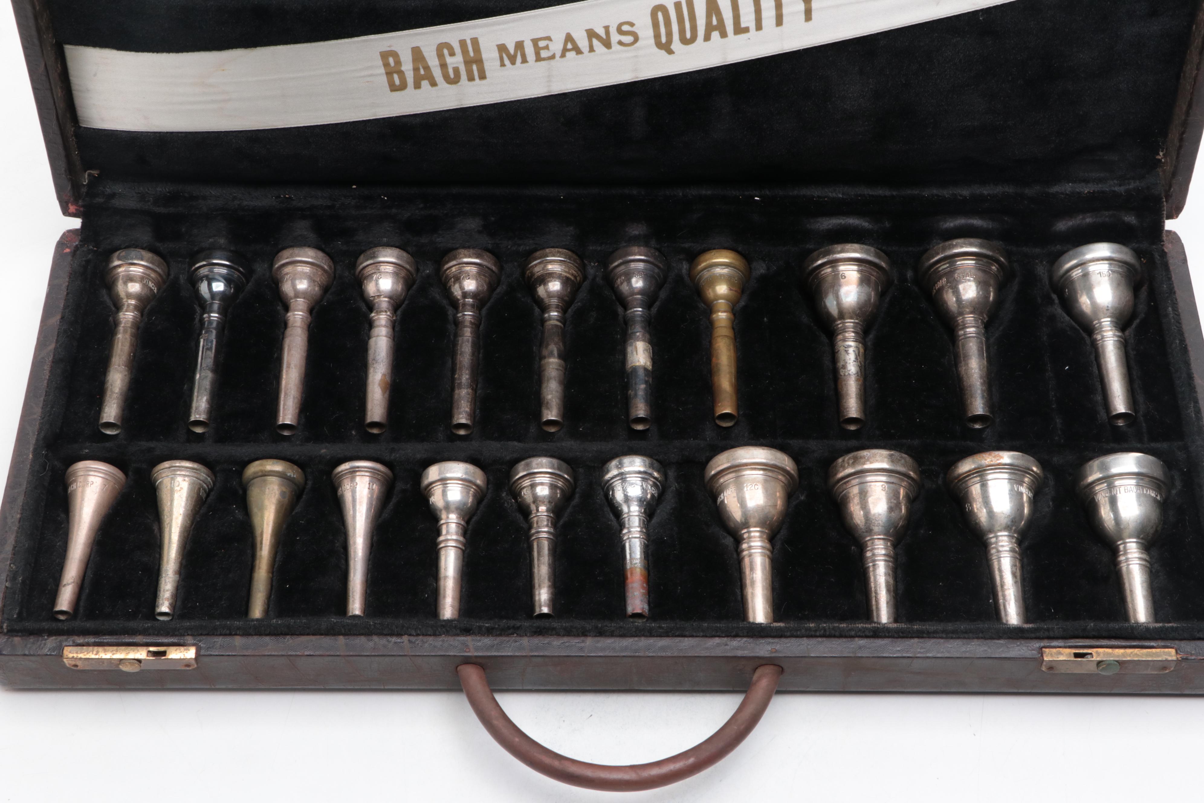 Vincent Bach Corp. Trumpet Mouthpieces, Early 20th Century