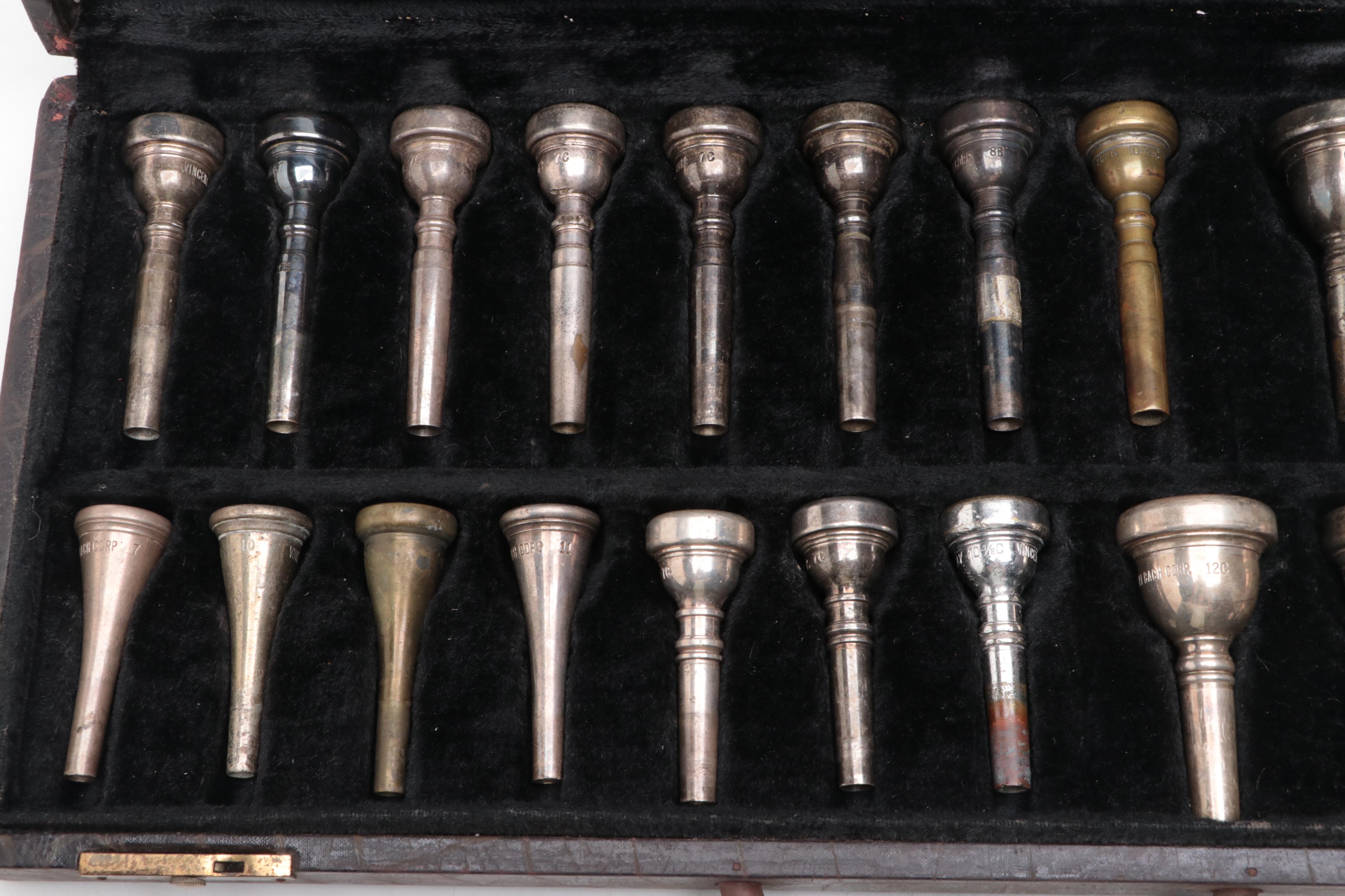 Vincent Bach Corp. Trumpet Mouthpieces, Early 20th Century