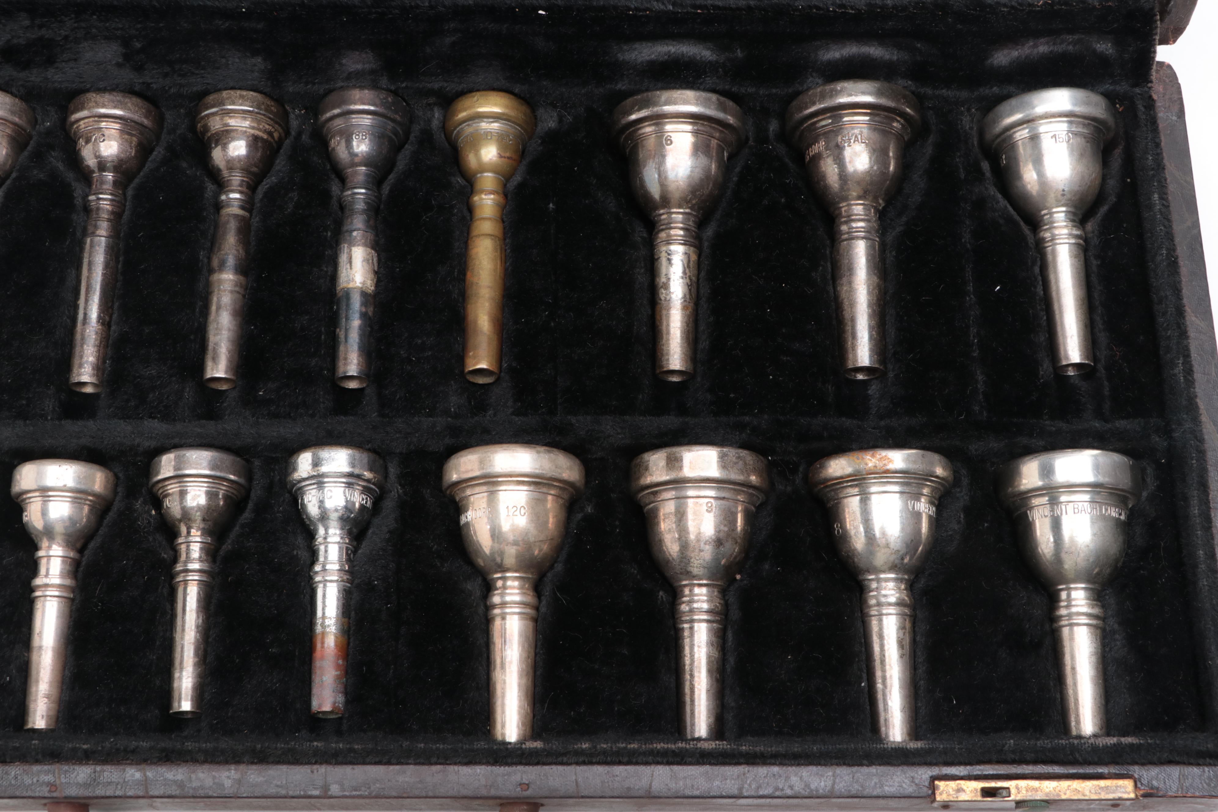 Vincent Bach Corp. Trumpet Mouthpieces, Early 20th Century