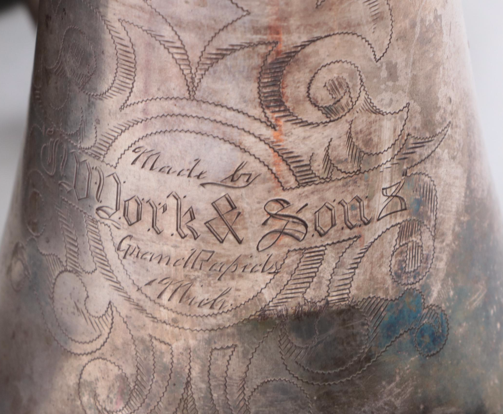 J. W. York & Sons Silver Plate Alto Flugelhorn, Early 20th Century