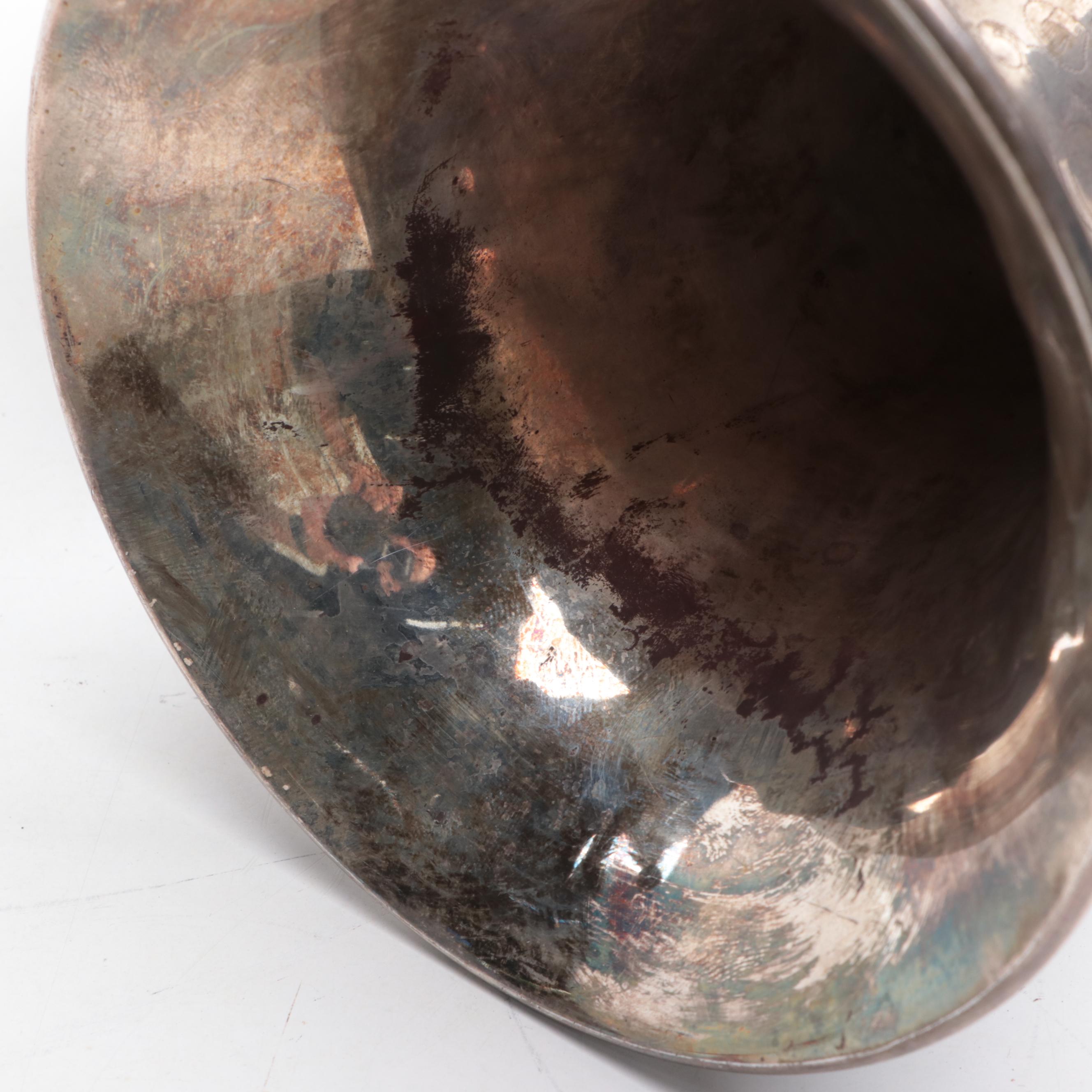 J. W. York & Sons Silver Plate Alto Flugelhorn, Early 20th Century