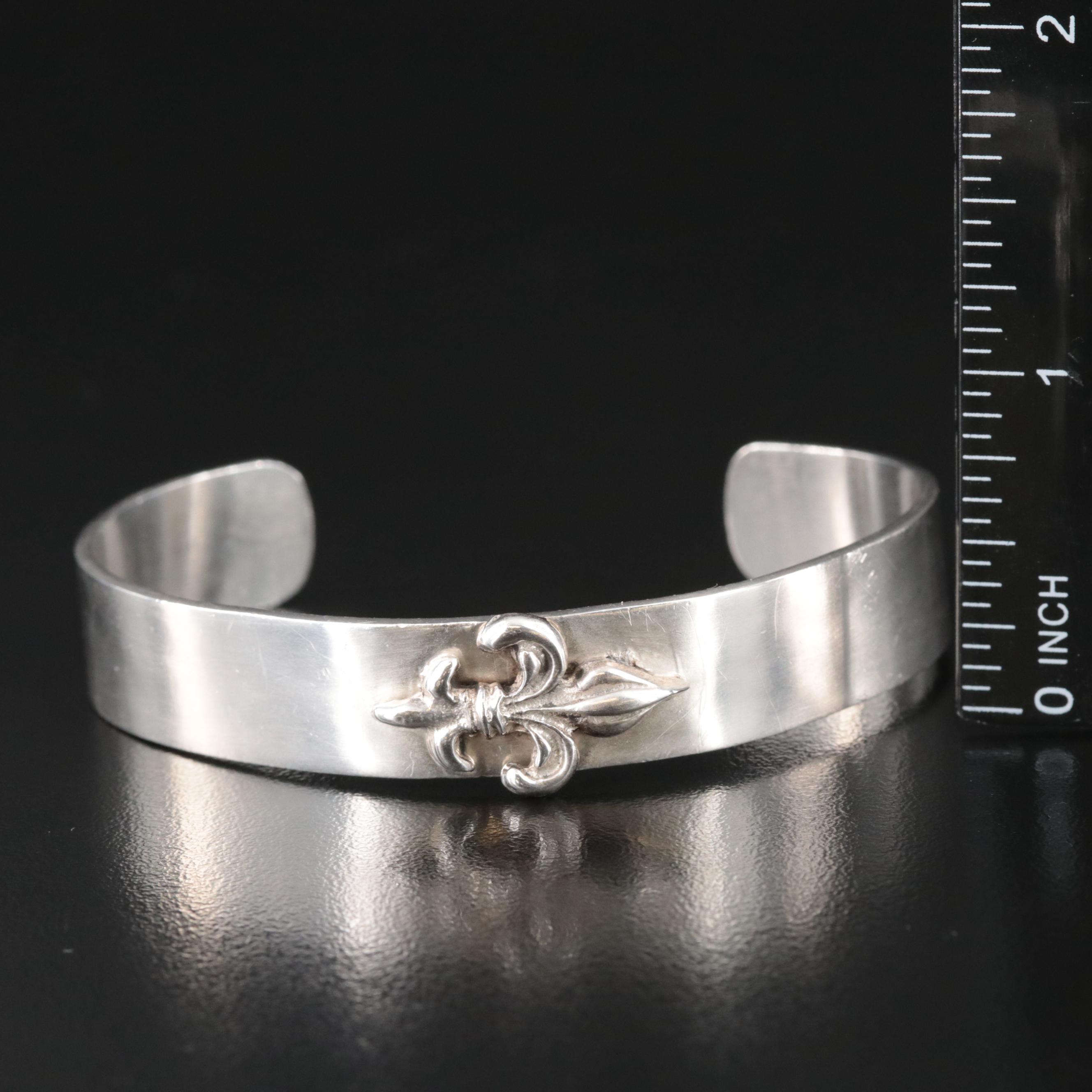 Sterling Cuffs and 950 Silver Bracelets