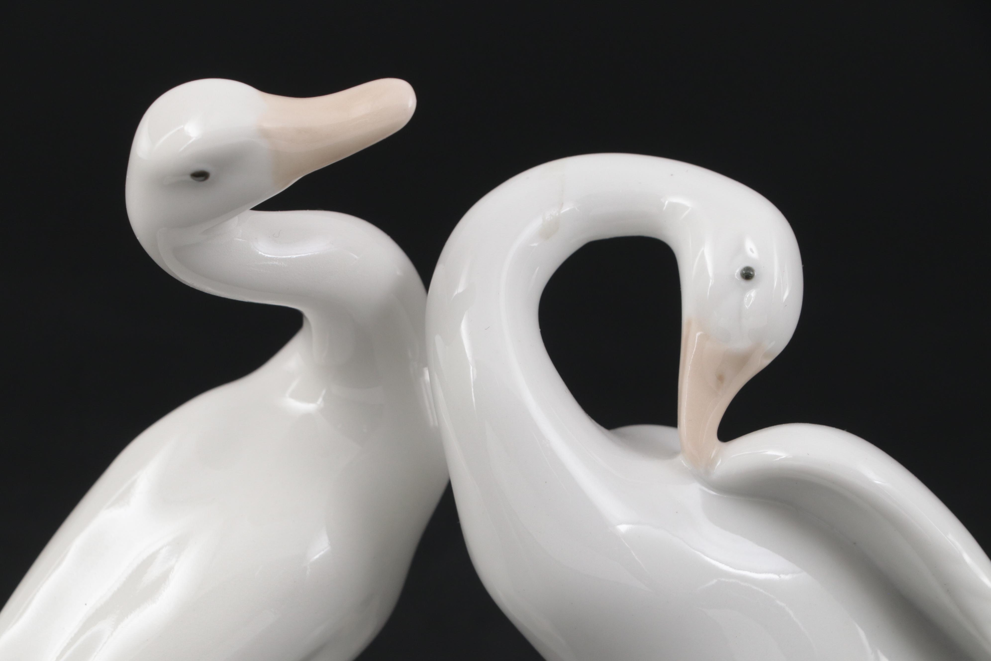 Lladro Geese Figurines