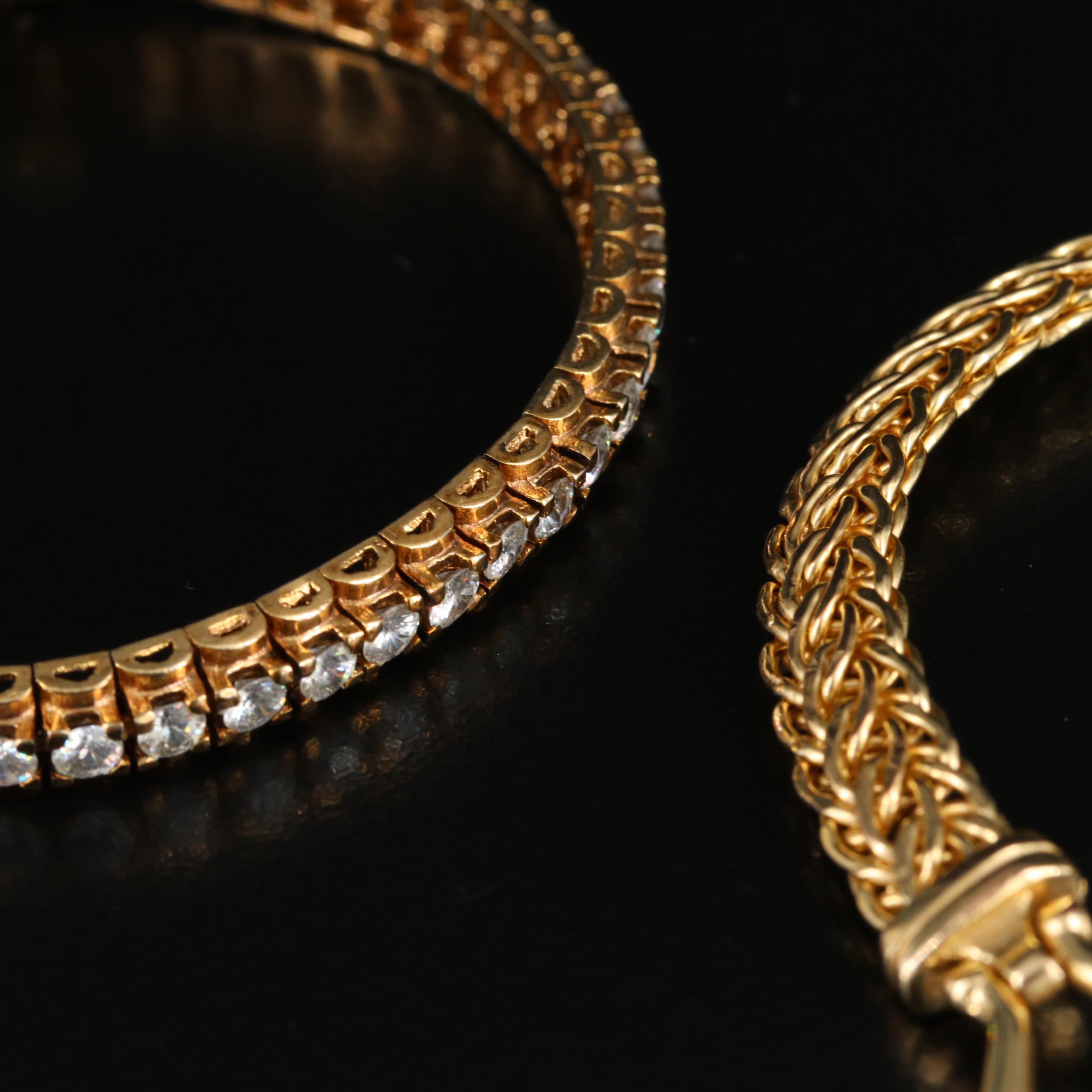 Sterling Bracelets Including Enamel, Mother-of-Pearl and Charms