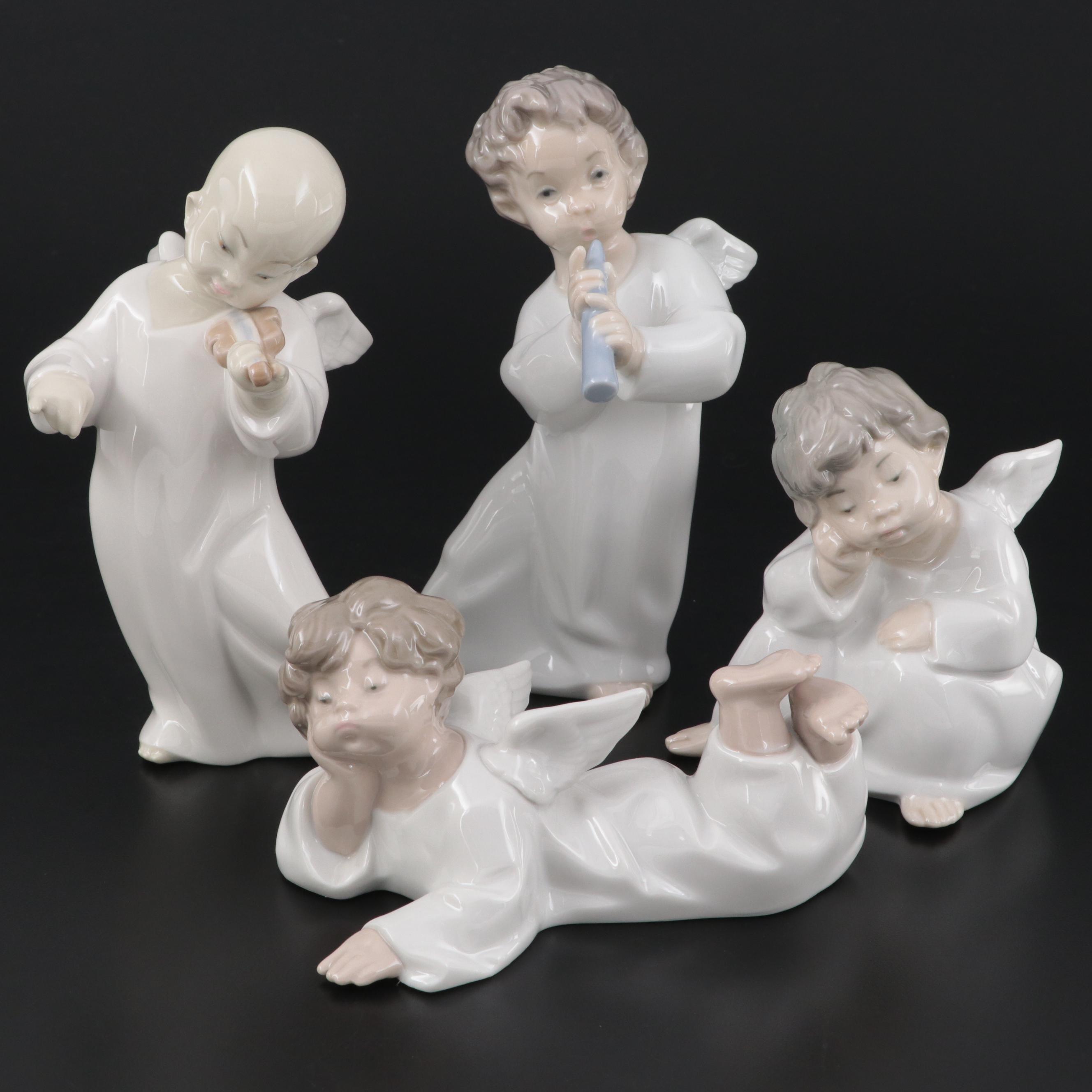Lladró Porcelain Angel Figurines