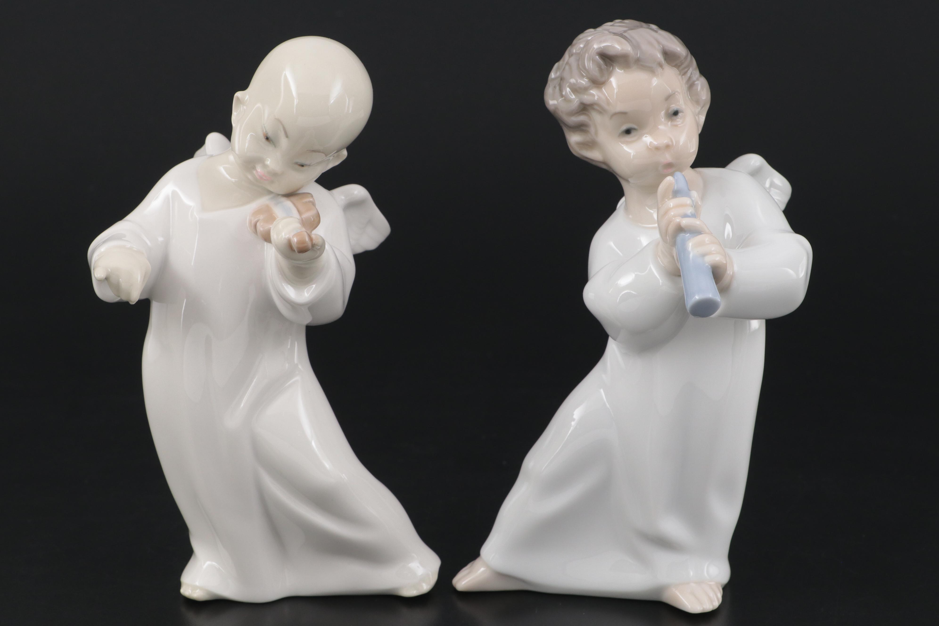 Lladró Porcelain Angel Figurines