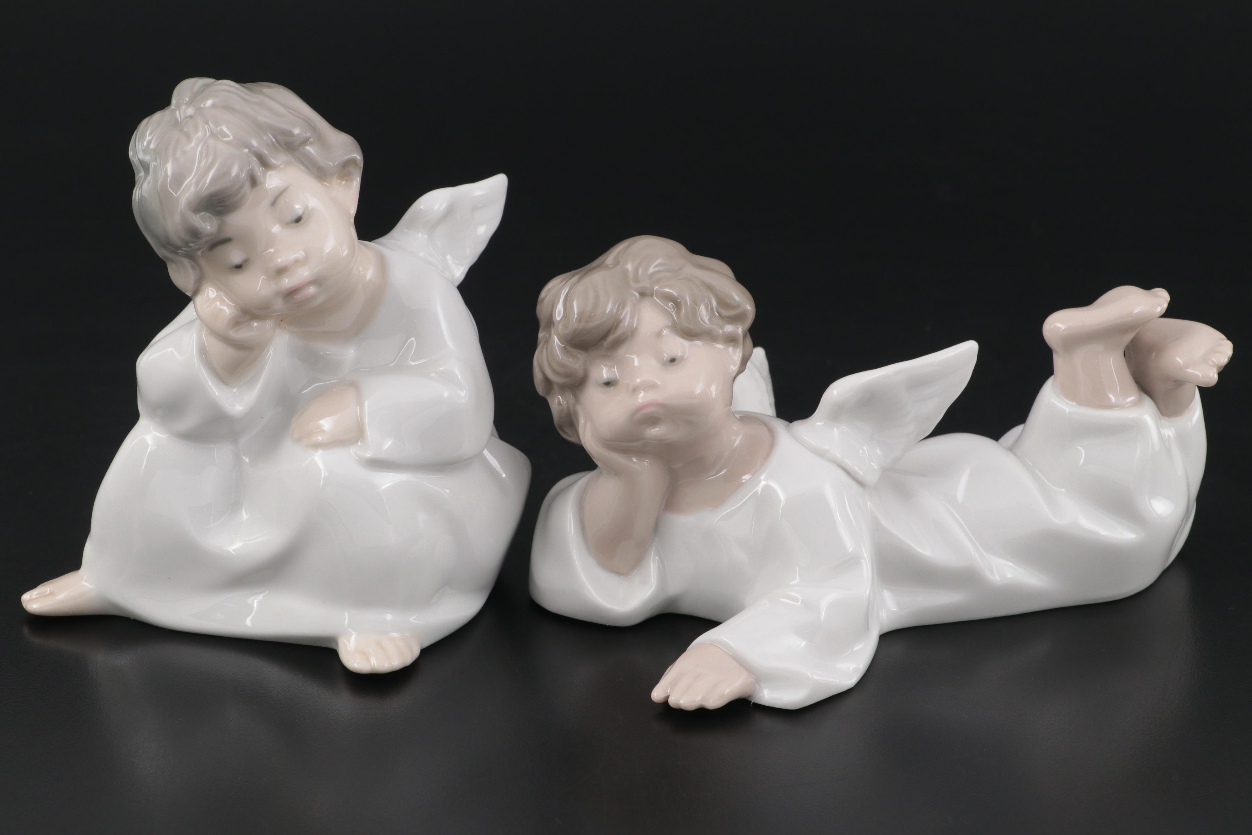 Lladró Porcelain Angel Figurines
