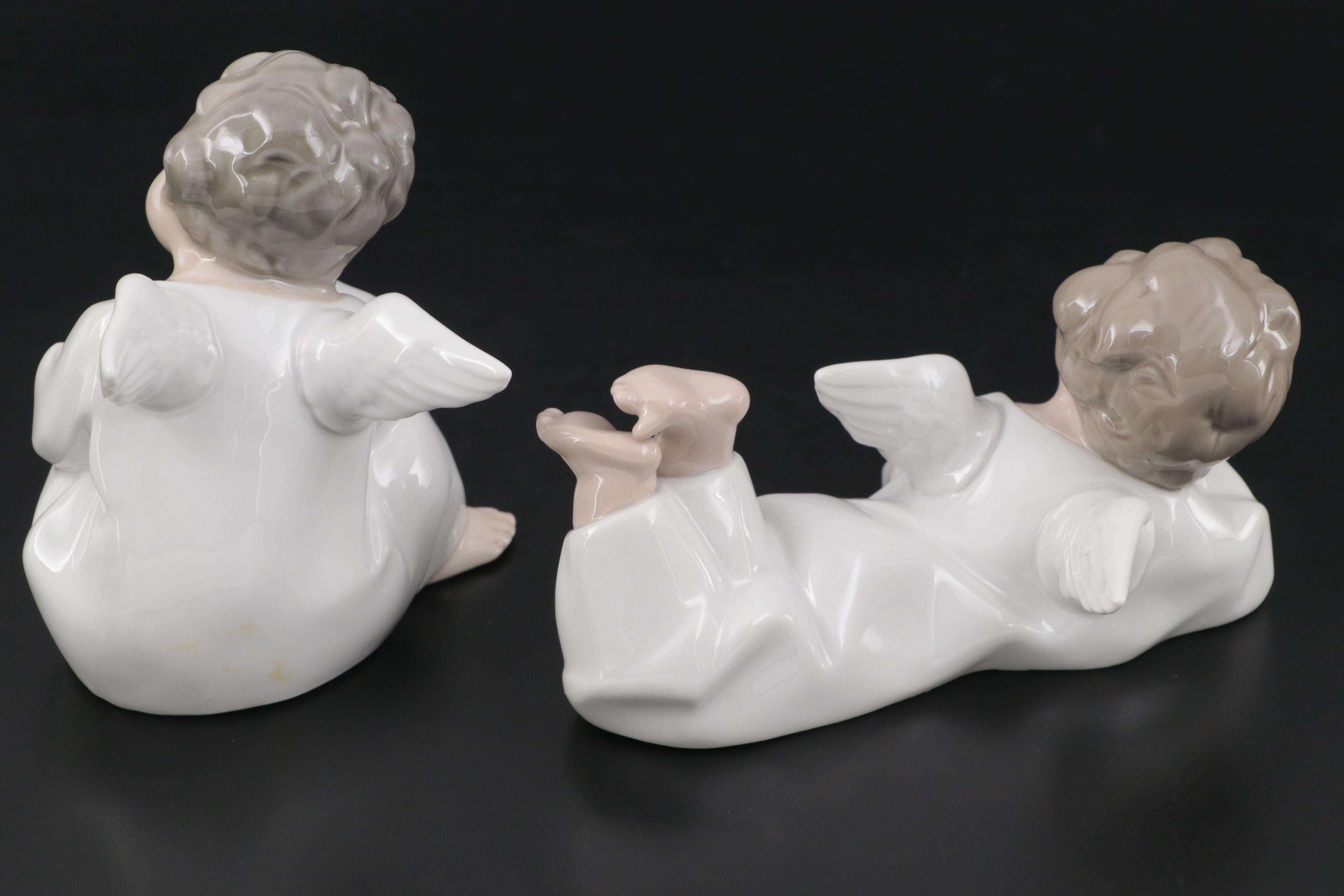 Lladró Porcelain Angel Figurines