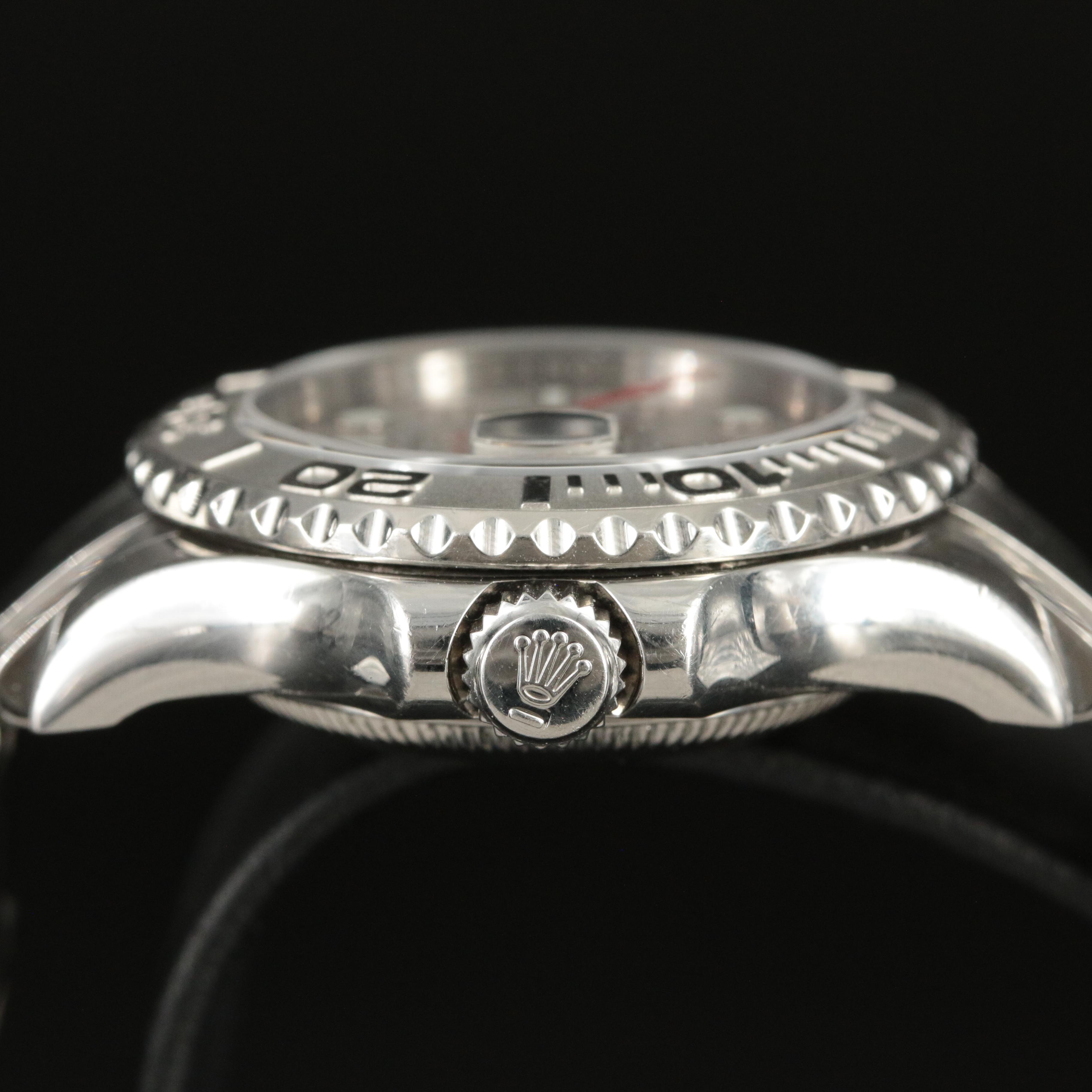 Rolex Yacht-Master Platinum and Stainless Steel Watch