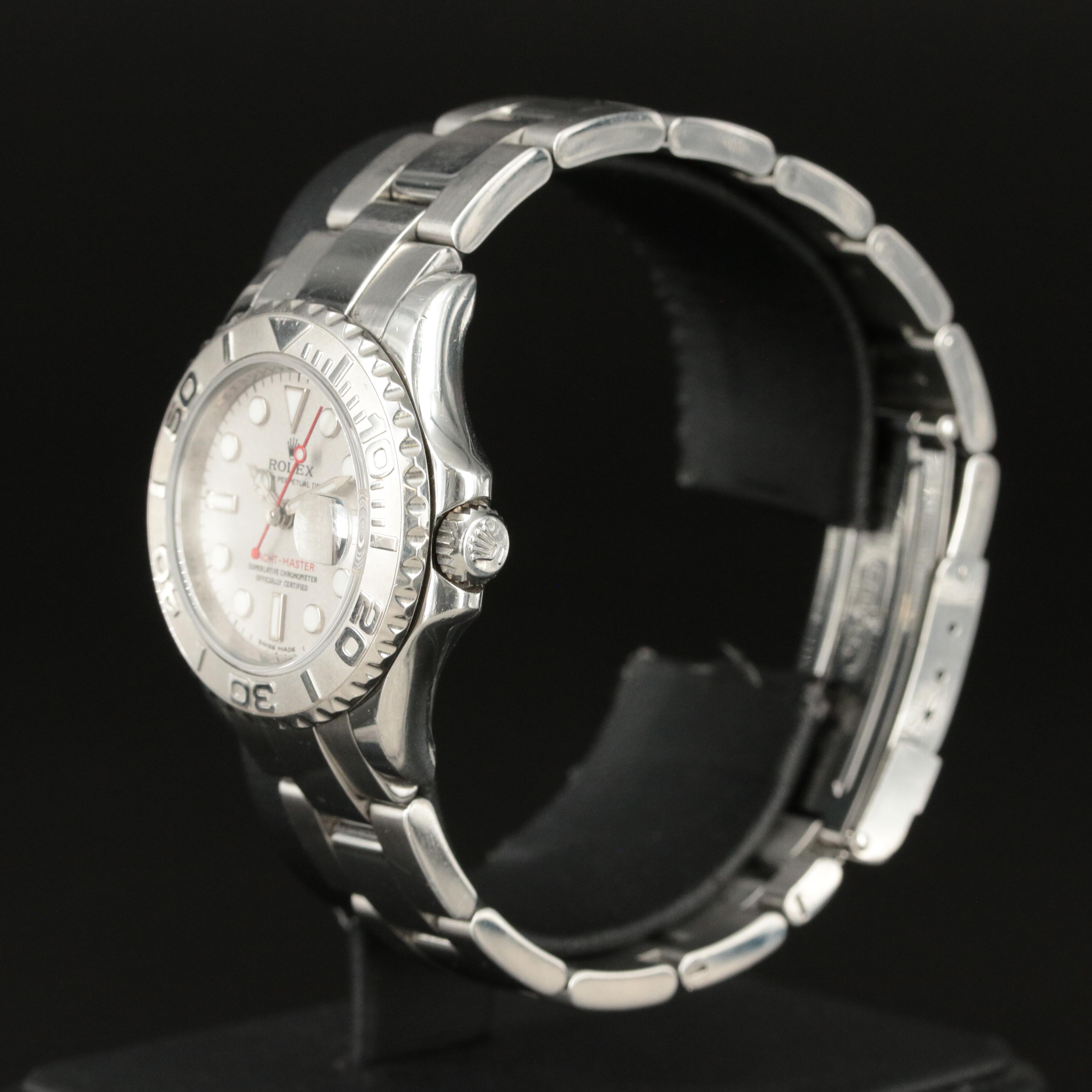 Rolex Yacht-Master Platinum and Stainless Steel Watch