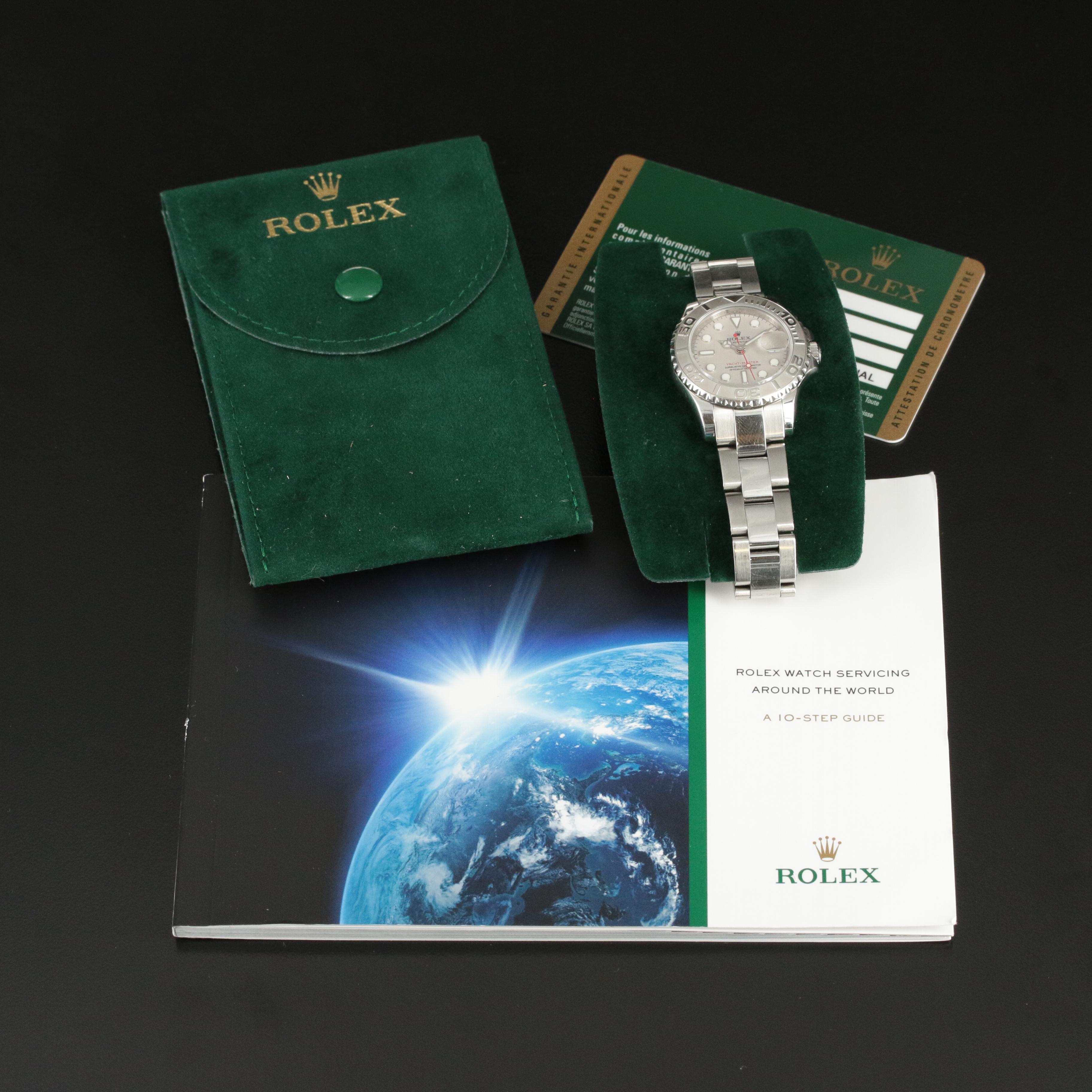 Rolex Yacht-Master Platinum and Stainless Steel Watch