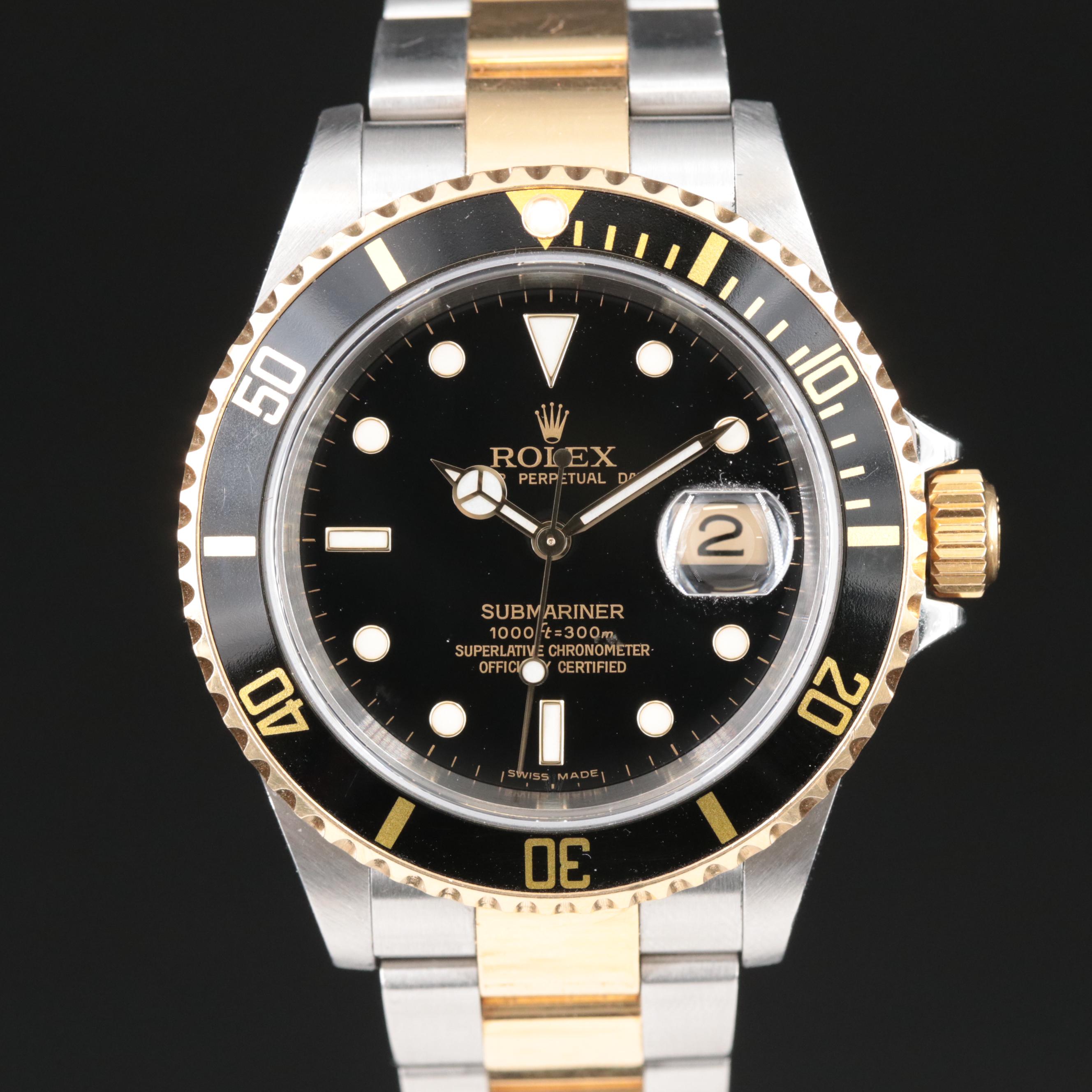 2006 Rolex Submariner Black Dial Watch