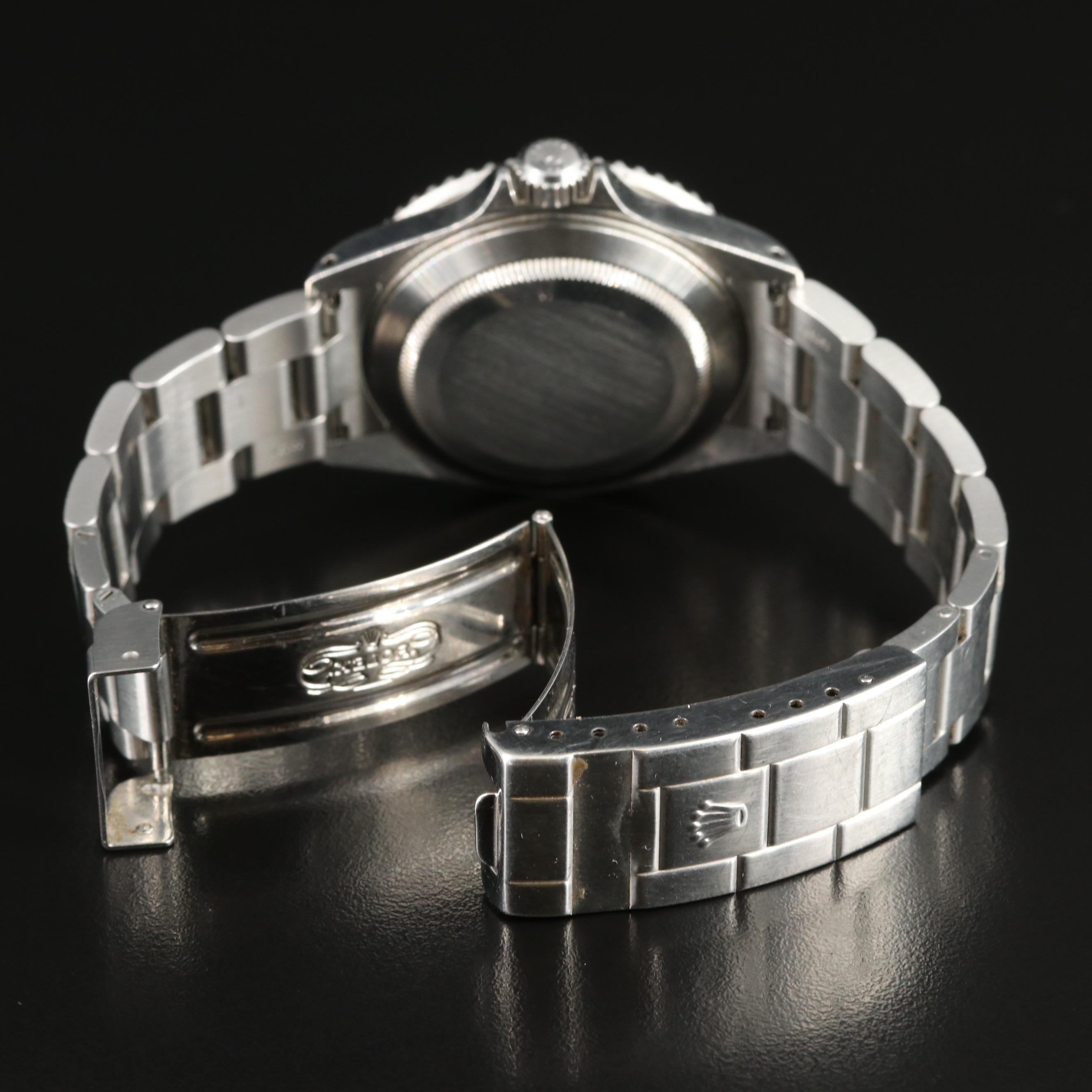 2000 Rolex Submariner Date Black Dial Watch