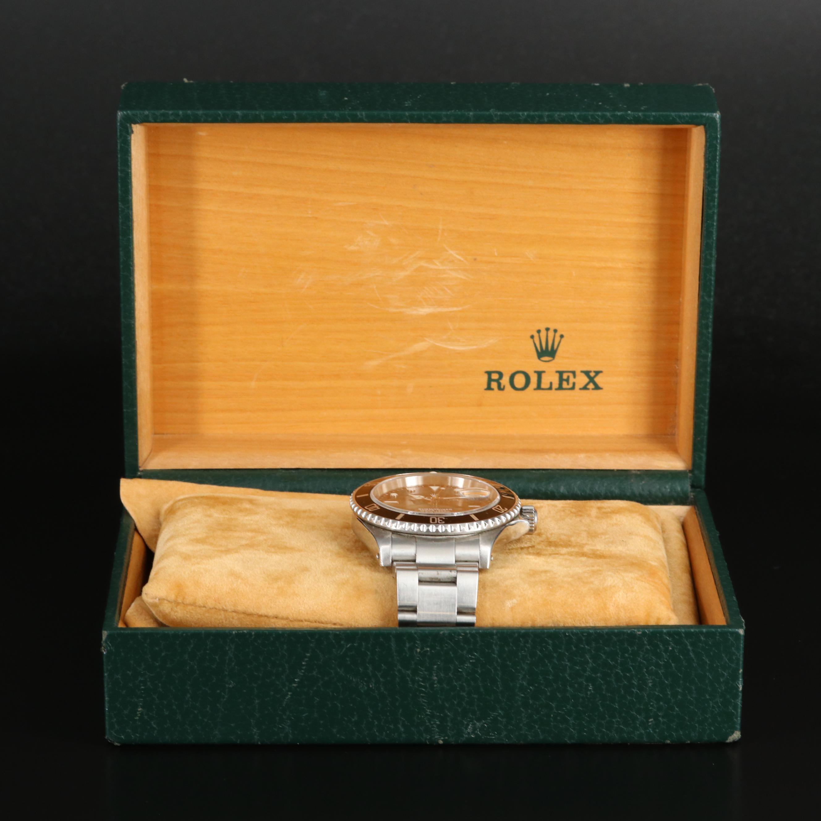 2000 Rolex Submariner Date Black Dial Watch