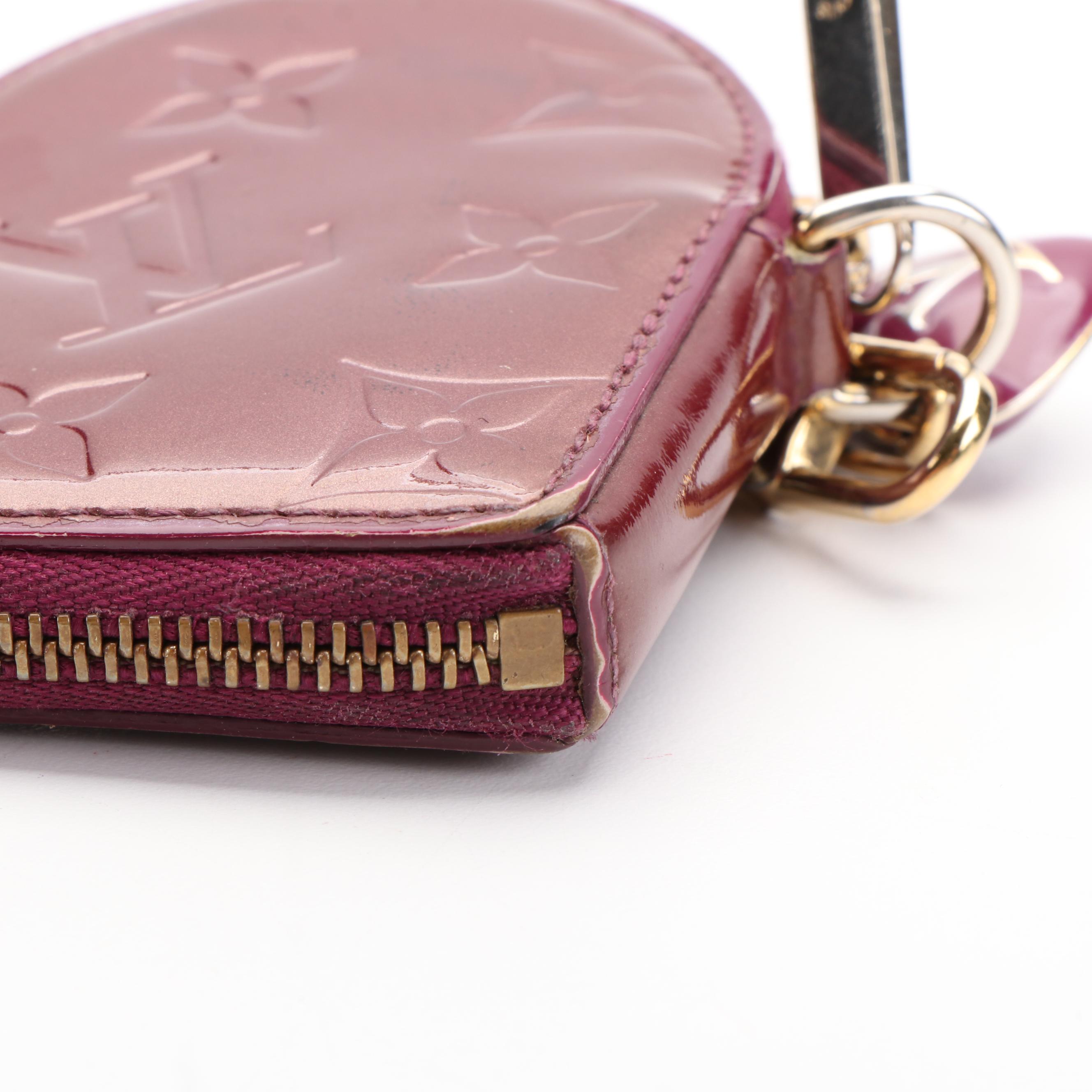 Louis Vuitton Heart Coin Purse in Monogram Vernis