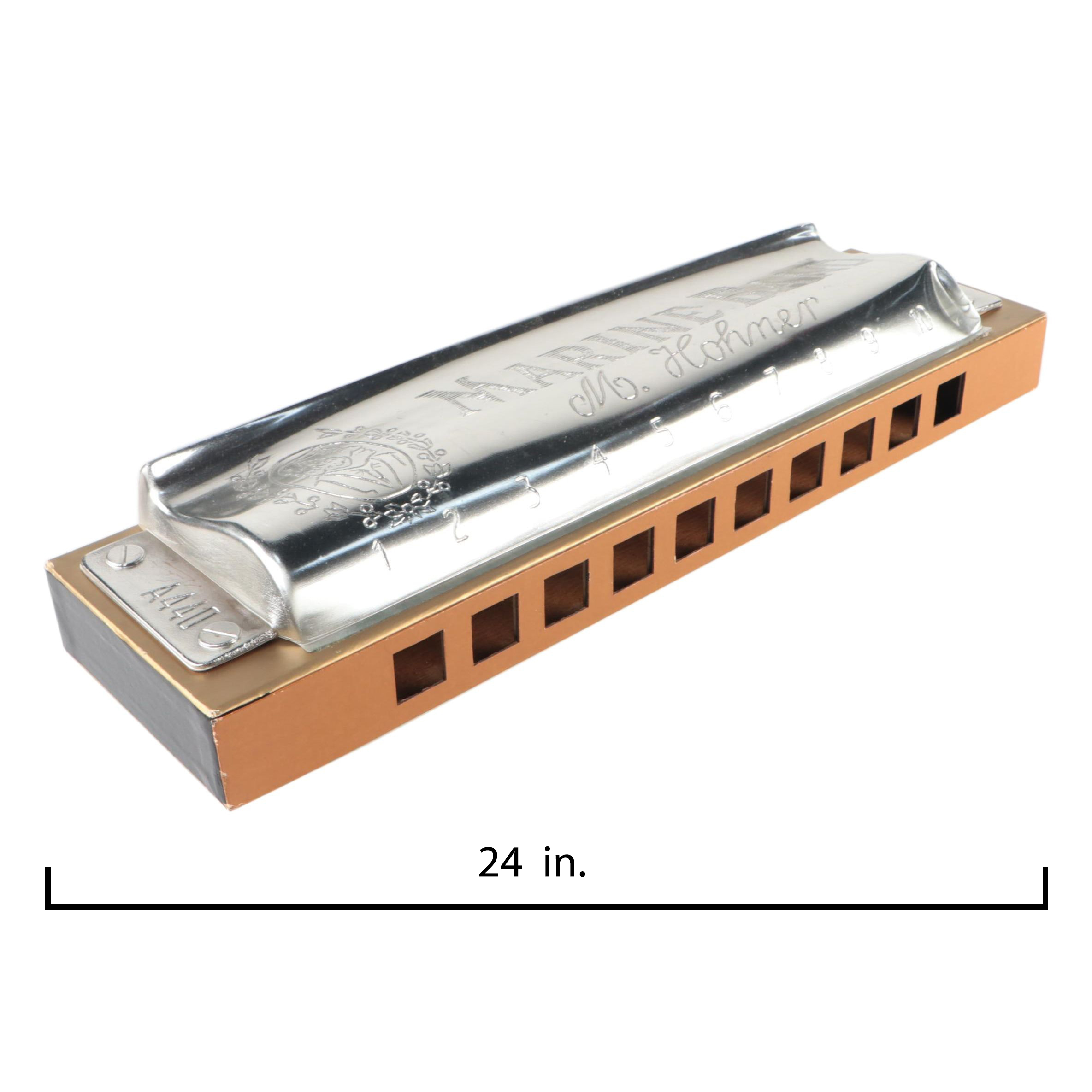 Matthias Hohner "Marine Band" Cardboard and Plastic Store Display Harmonica