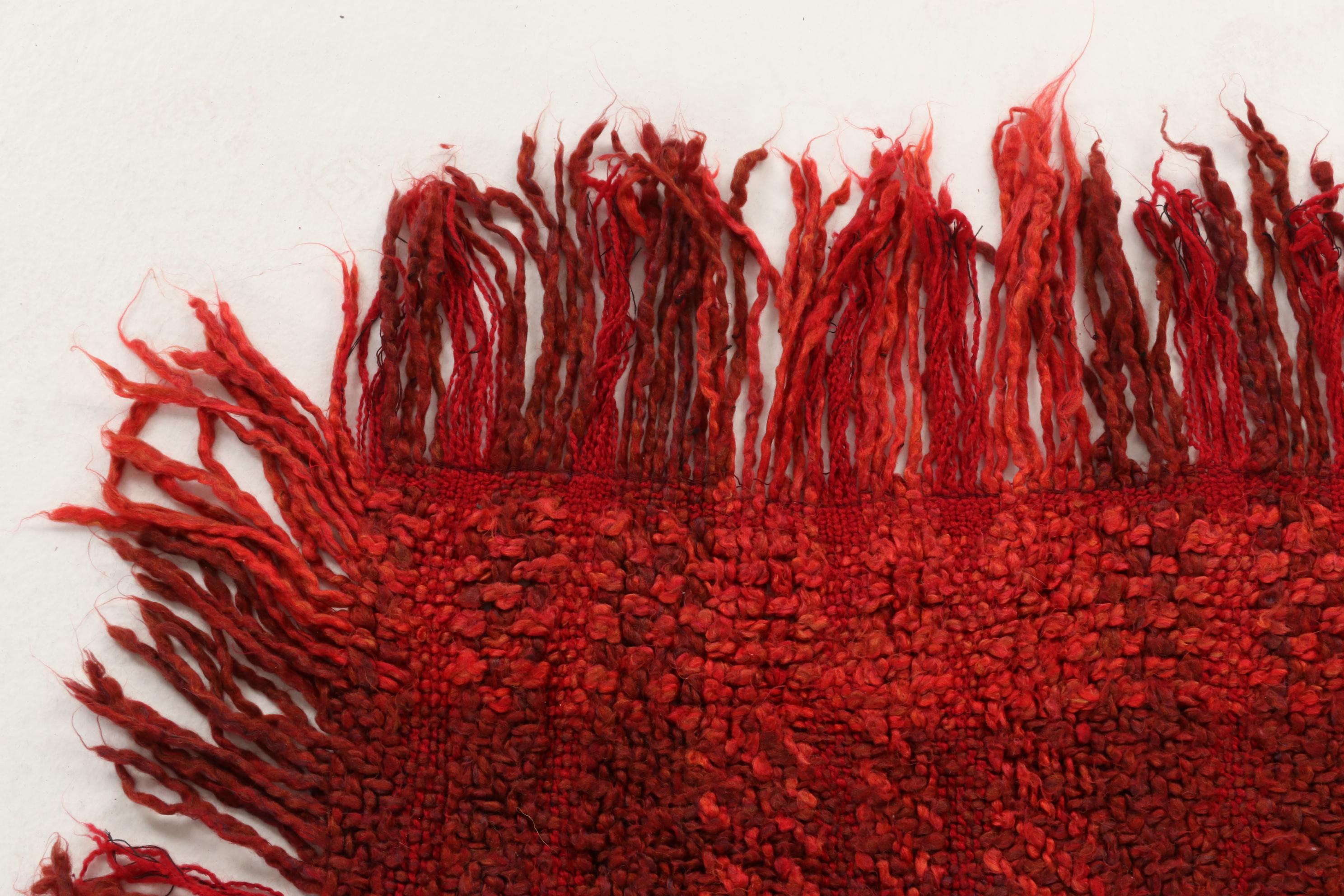 Kennebunk Home Red Plaid Throw Blanket and Ivory Wool Blanket