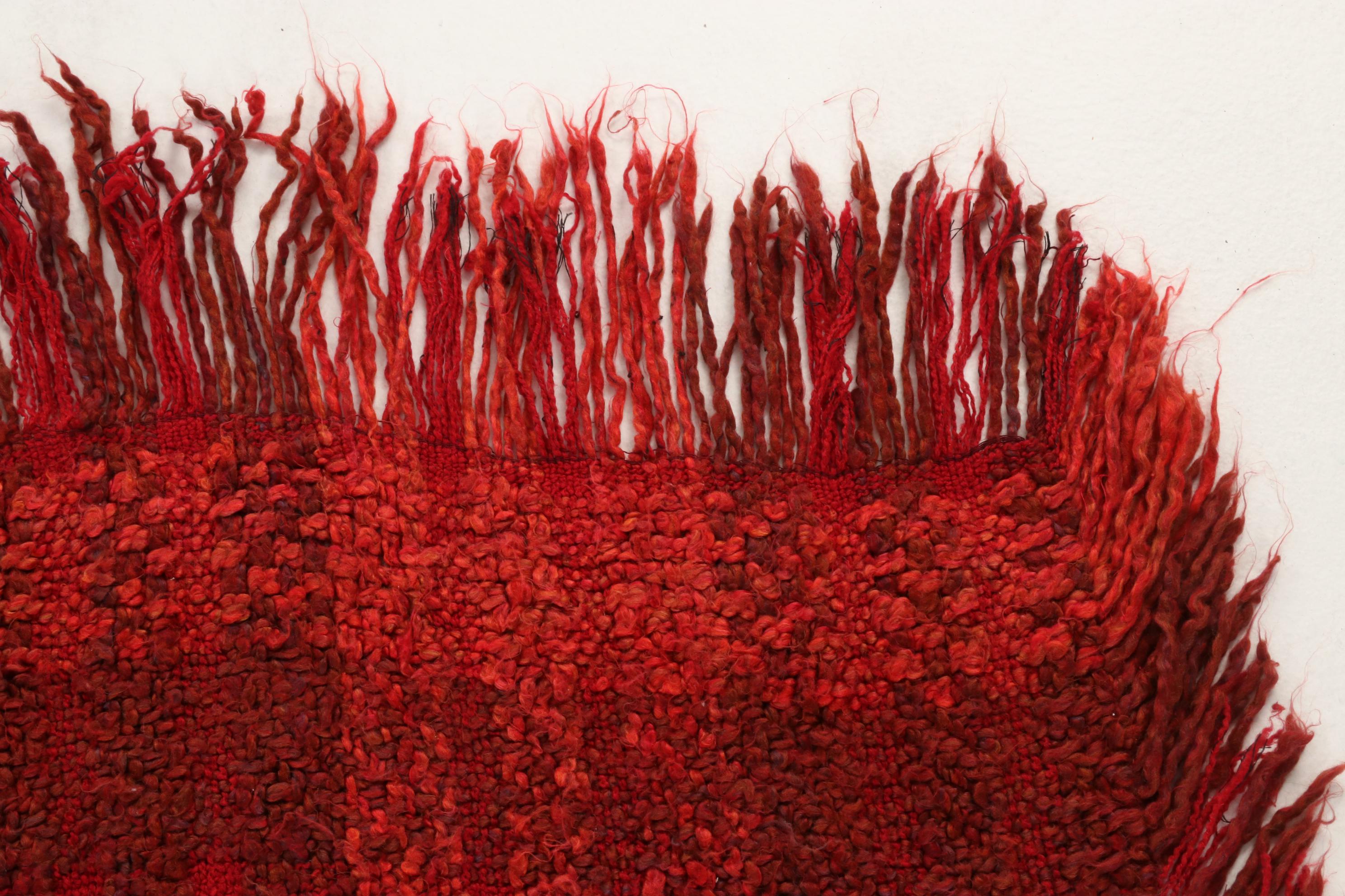 Kennebunk Home Red Plaid Throw Blanket and Ivory Wool Blanket