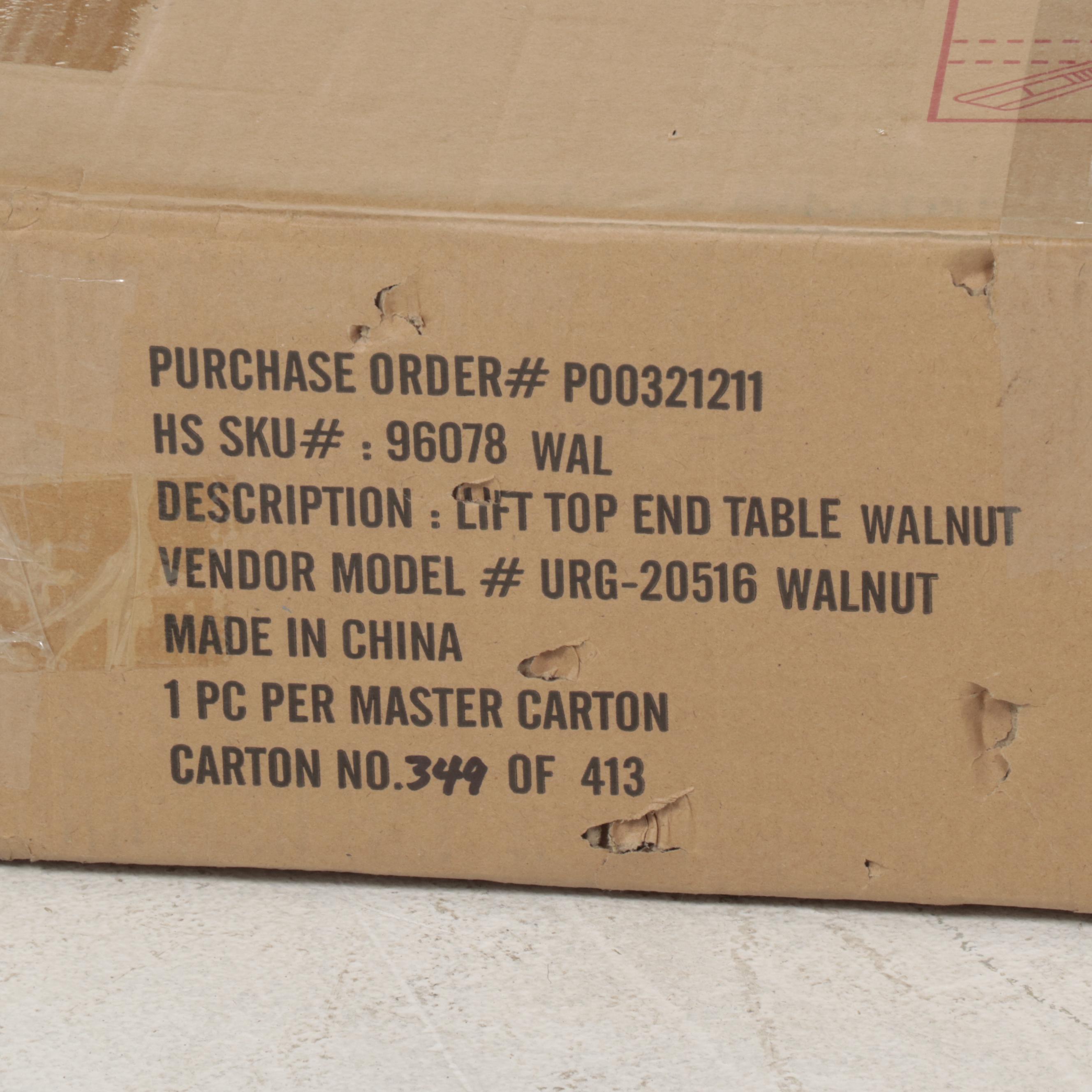 Swivel Desktop Organized Side Table