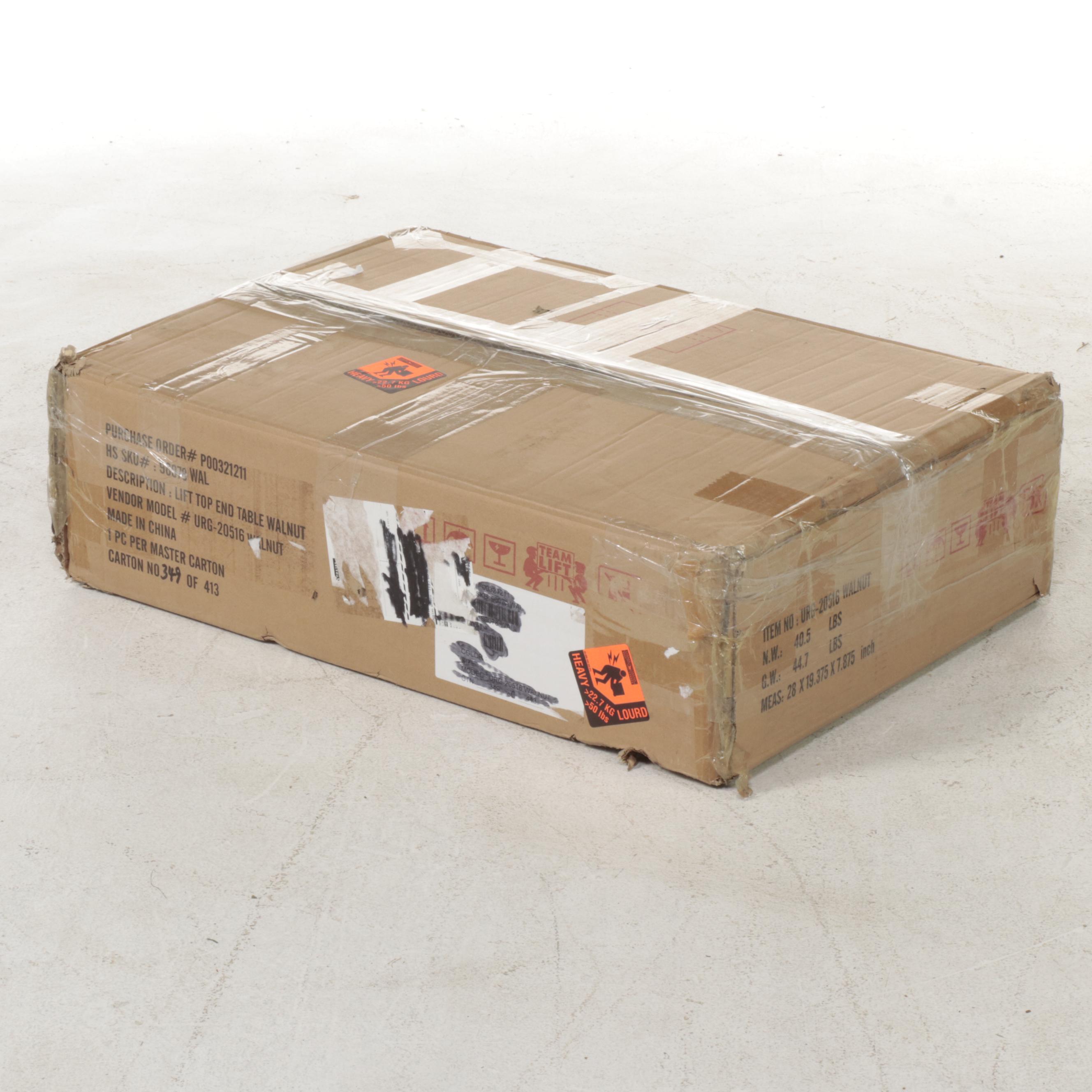 Swivel Desktop Organized Side Table