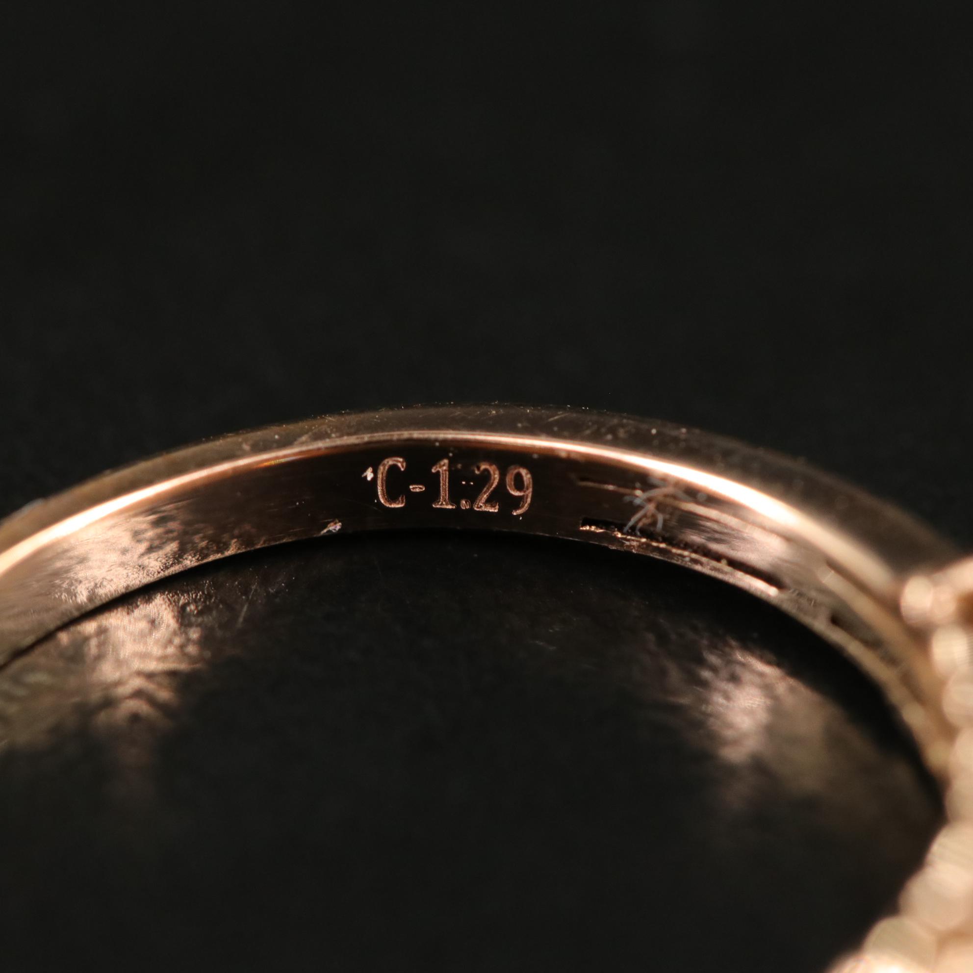 18K Rose Gold 1.00 CTW Swiss Blue Topaz Ring