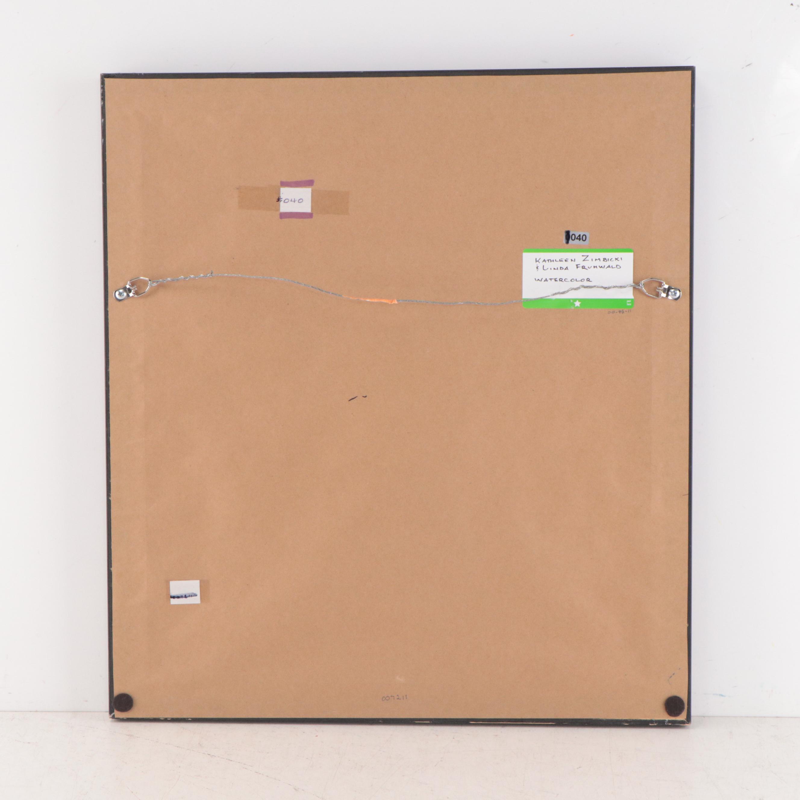 Kathleen Zimbicki Abstract Watercolor Painting