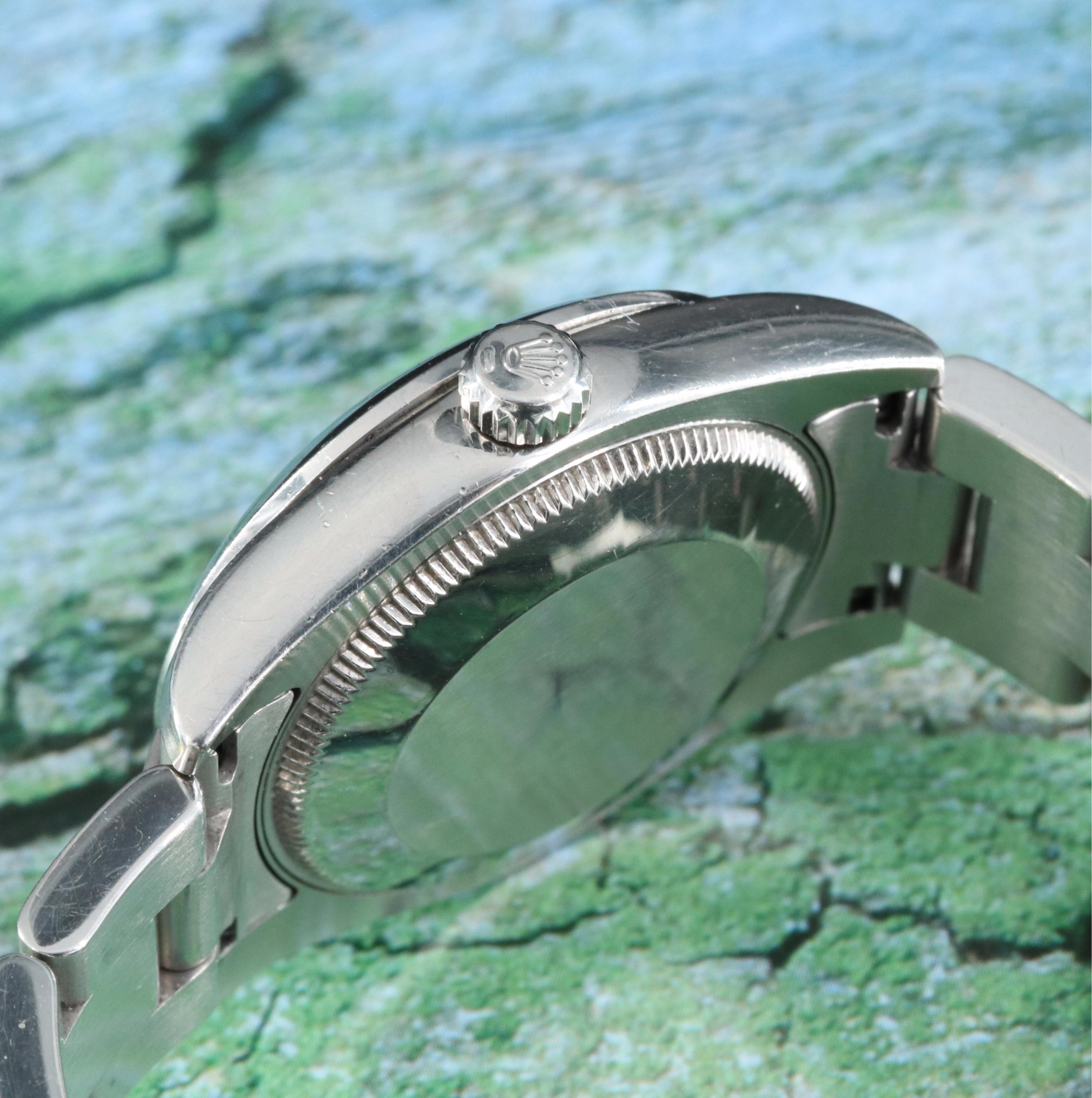 2007 Rolex Oyster Perpetual White Roman Dial Watch