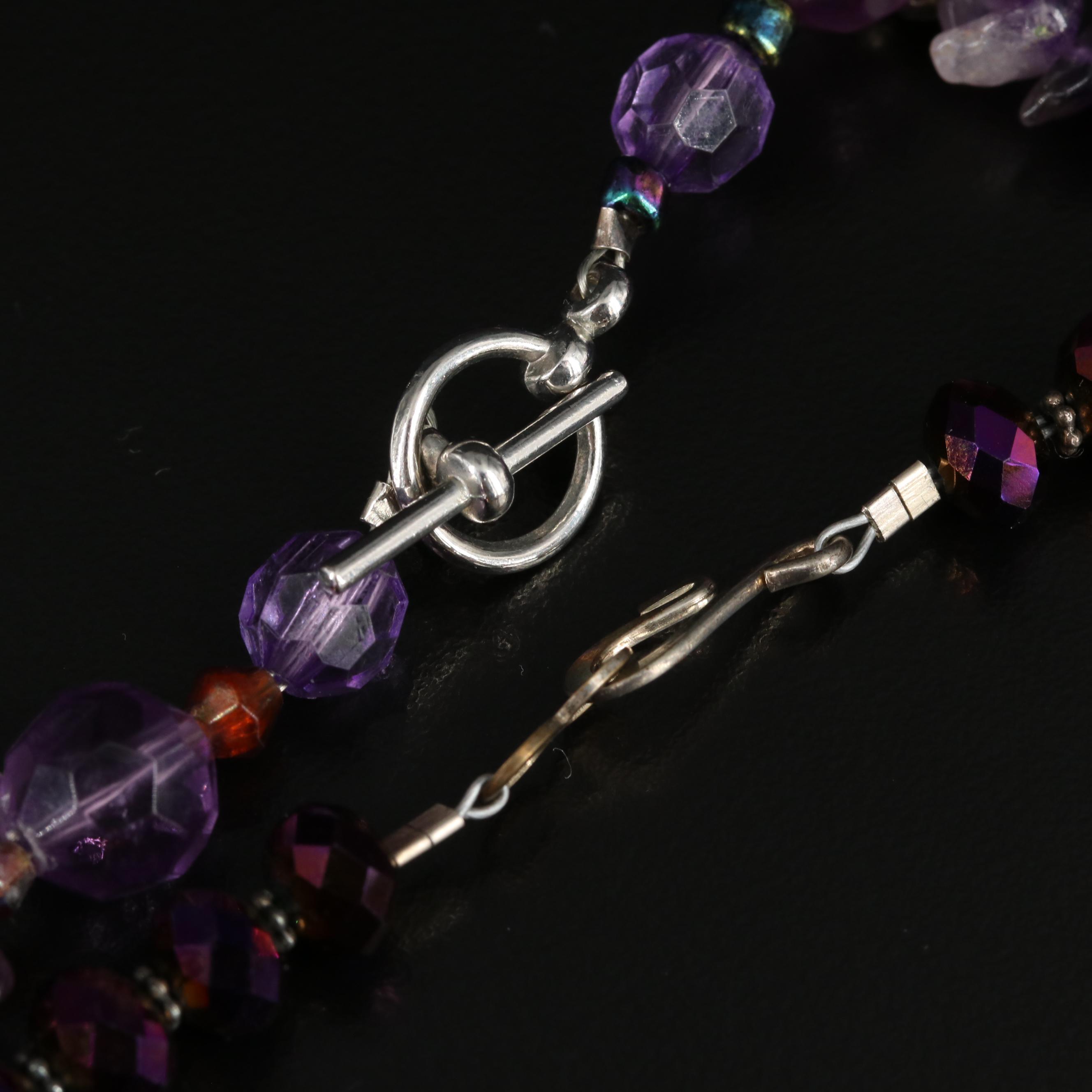 Desert Rose Trading, Sterling and Amethyst Featured in Bracelets and Necklaces