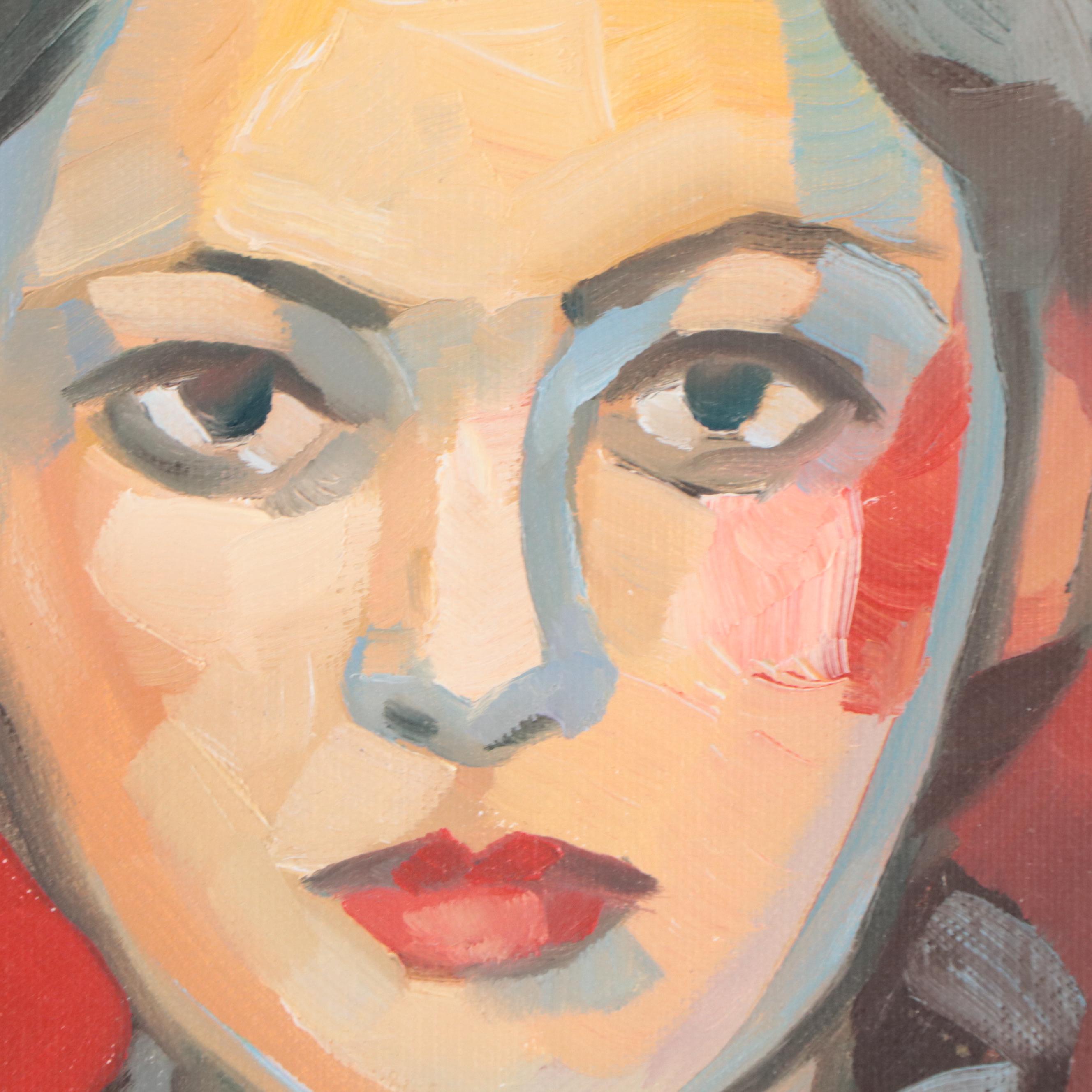 Susy Keely Portrait Oil Painting, 21st Century