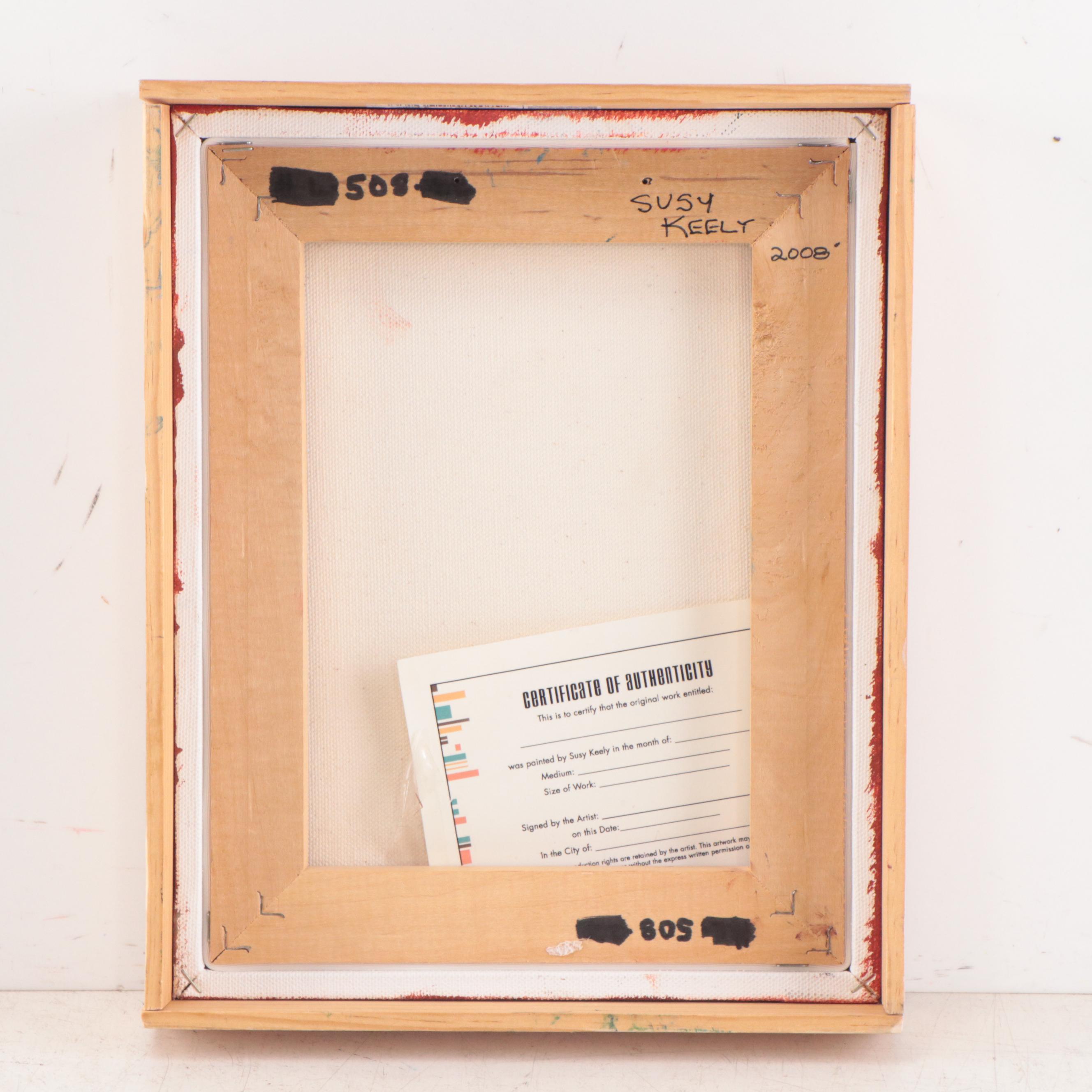 Susy Keely Portrait Oil Painting, 21st Century