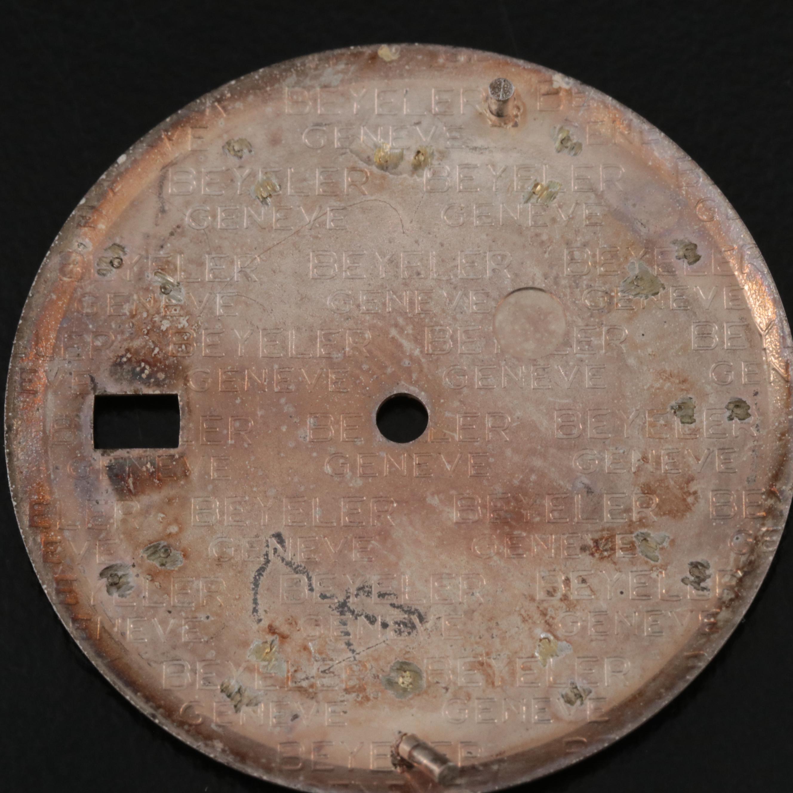 Four Rolex Dials and Unknown Watch Bezel