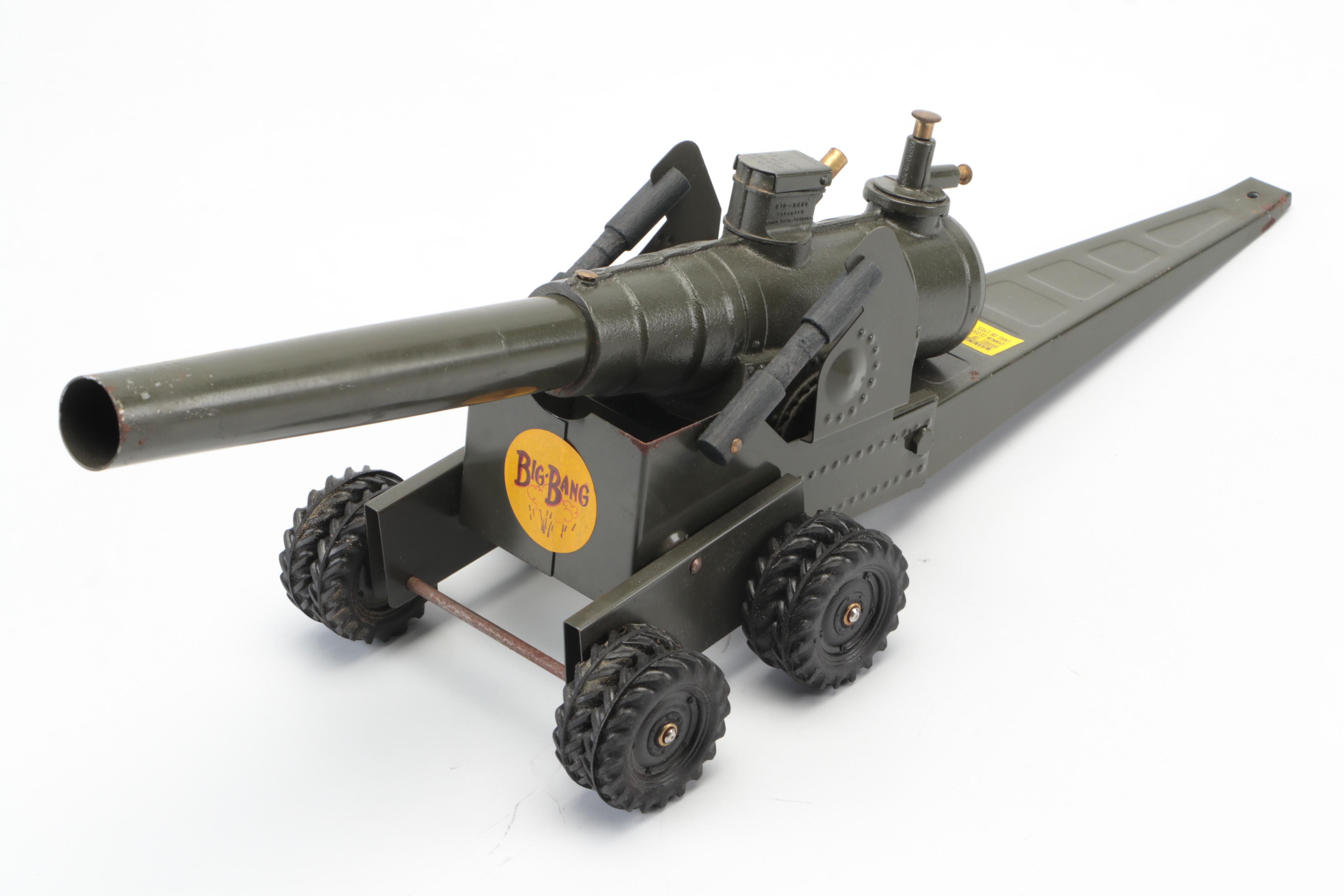 Big Bang 155mm and 60mm Cast Iron Miniature Model Cannons